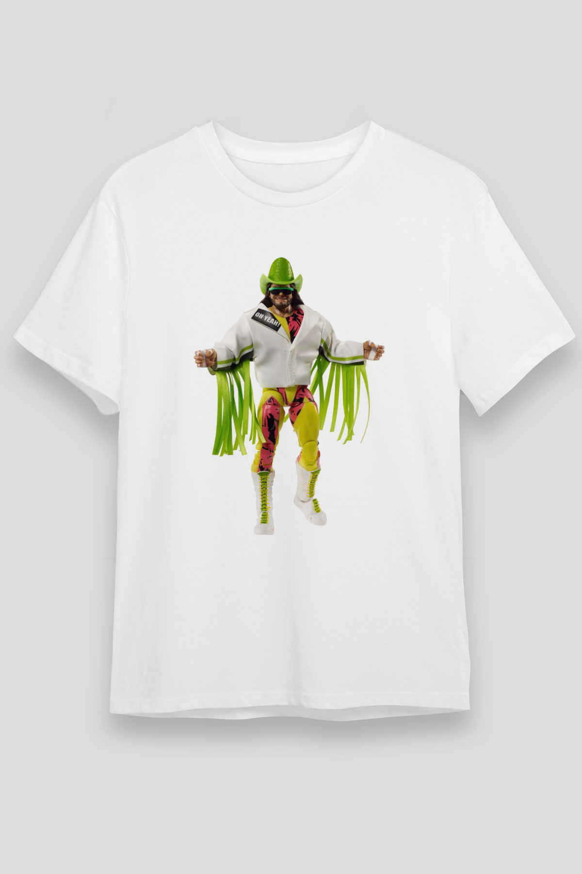 Randy Savage White Unisex Graphic Tee - STREETWEAR