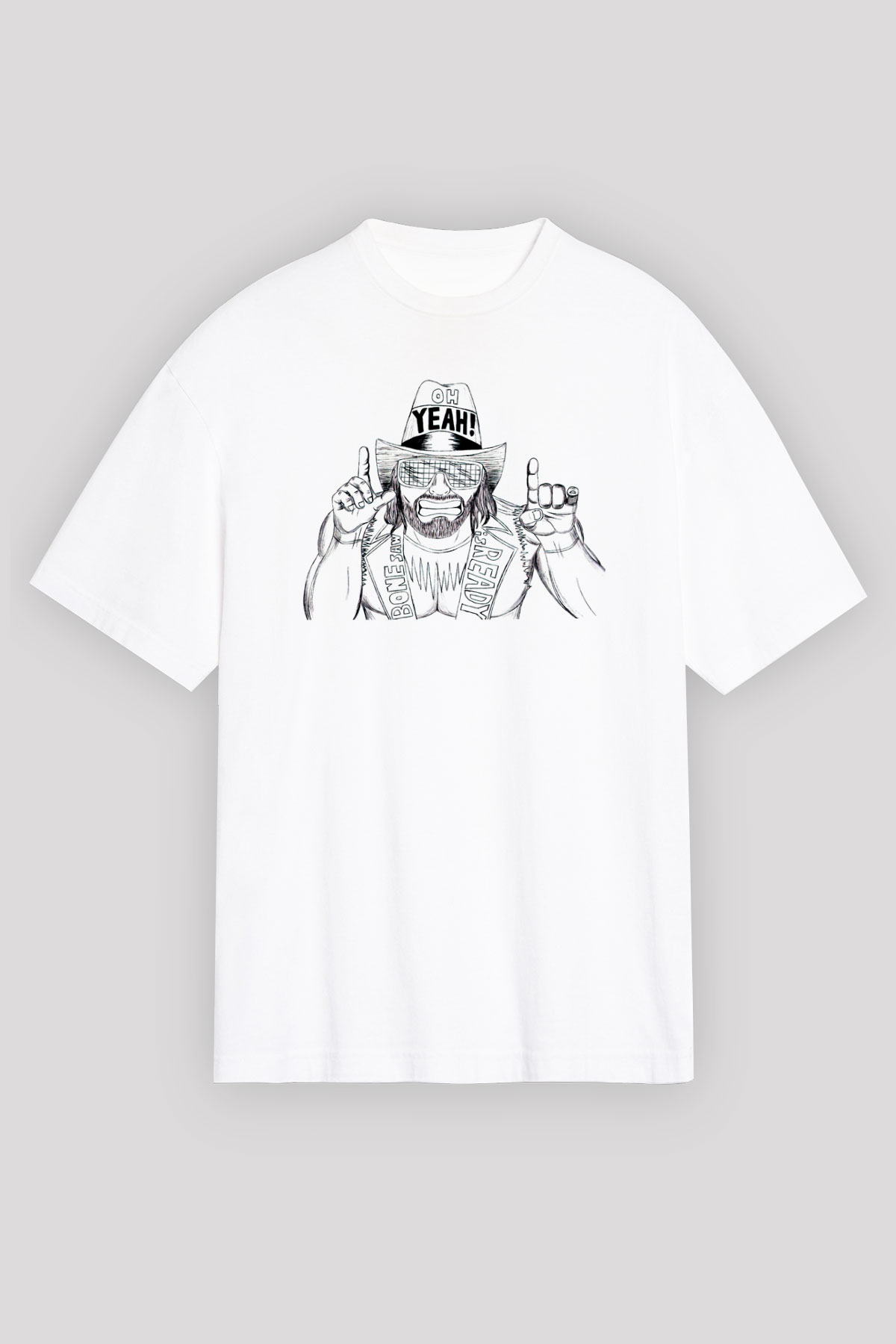 Randy Savage Beyaz Unisex Tişört