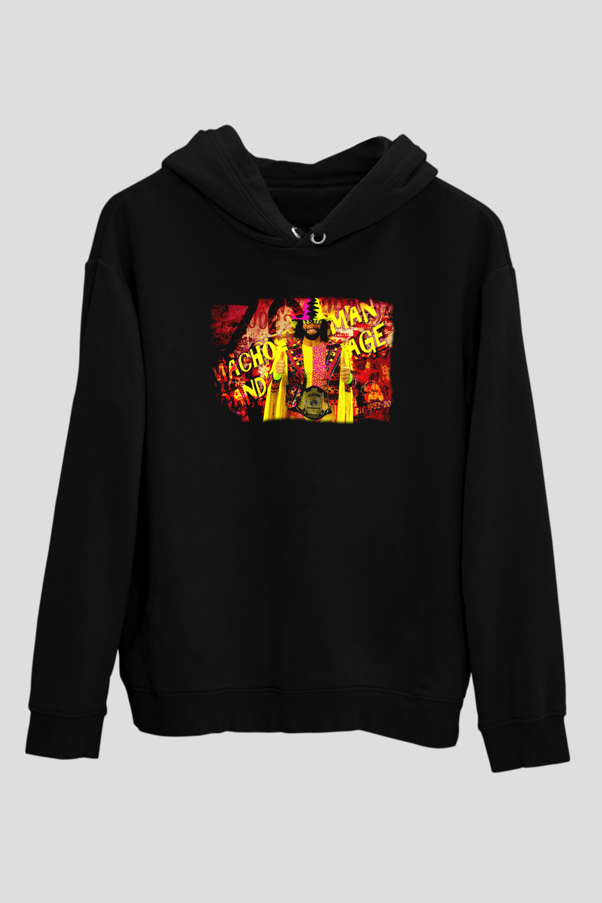 Randy Savage Siyah Unisex Hoodie