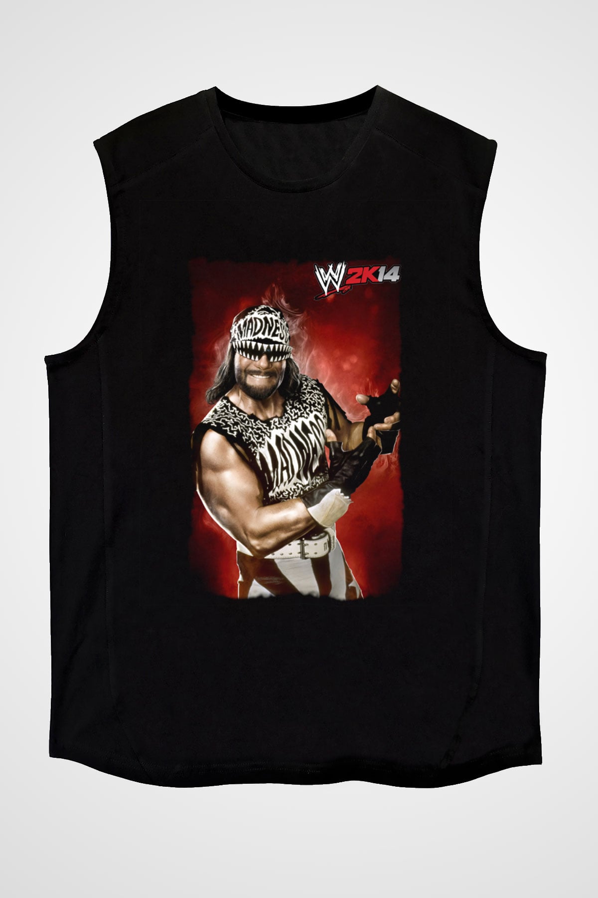 Randy Savage Siyah Unisex  Kolsuz Tişört