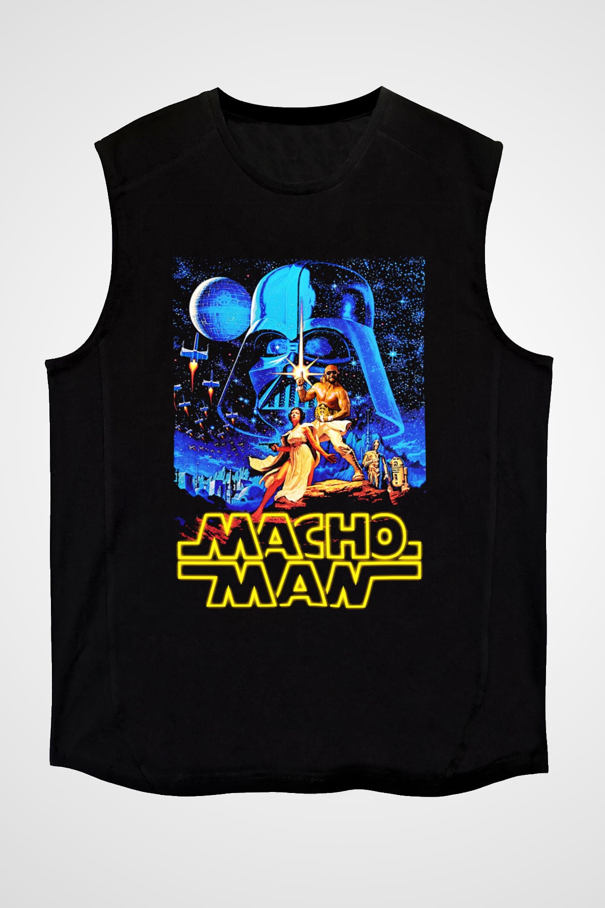 Randy Savage Siyah Unisex Kolsuz Tişört