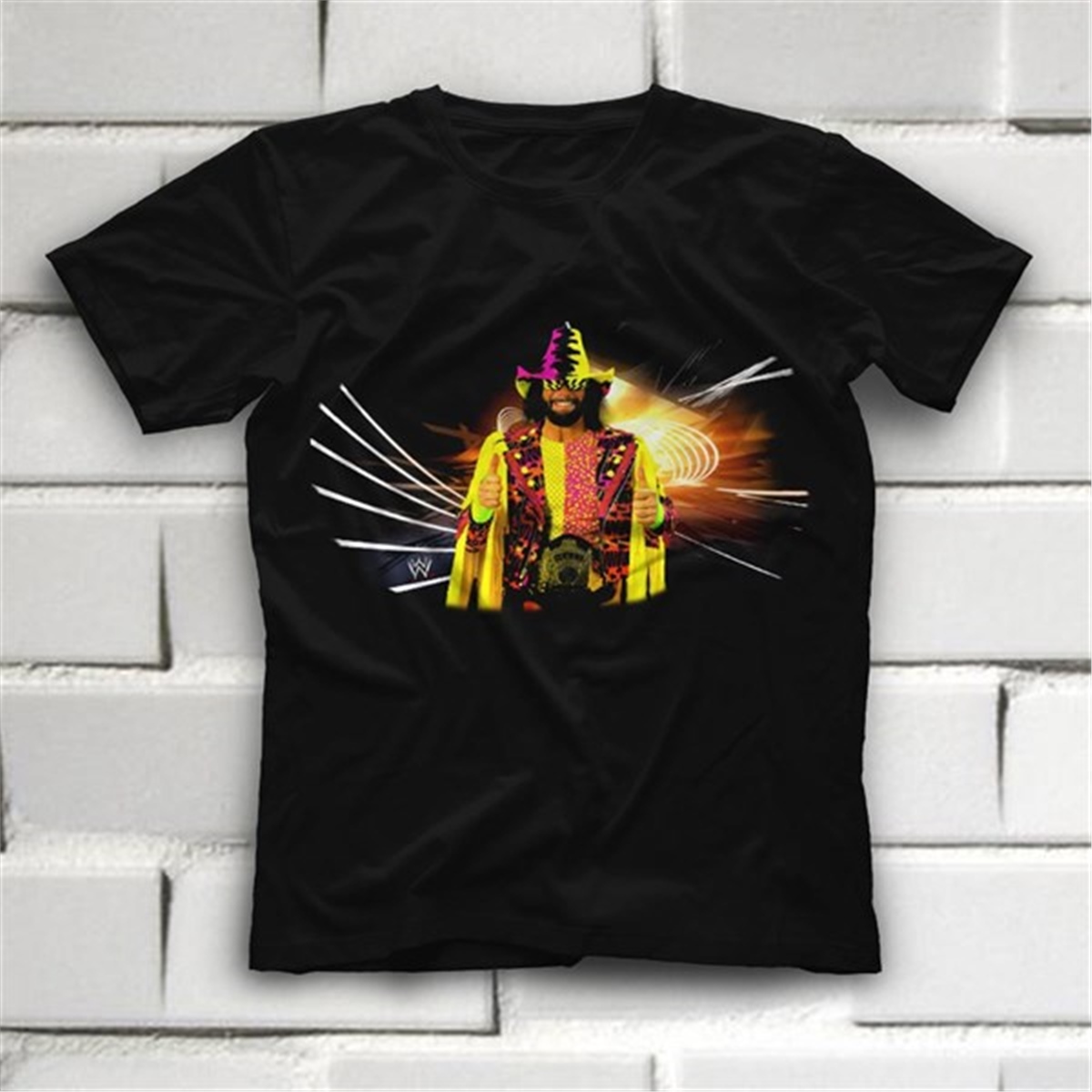 Randy Savage Siyah Unisex Tişört