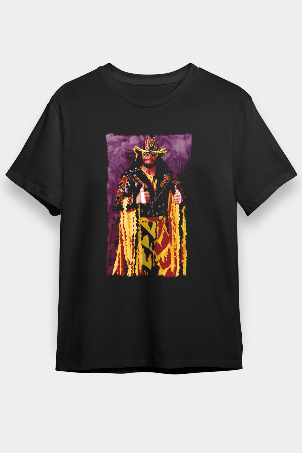 Randy Savage Black Unisex Graphic Tee - STREETWEAR