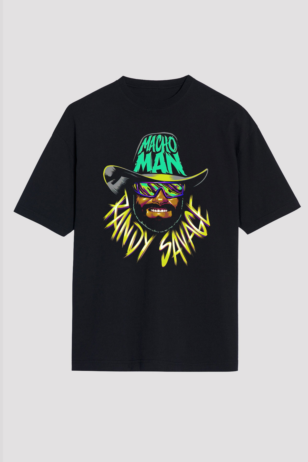 Randy Savage Siyah Unisex Tişört