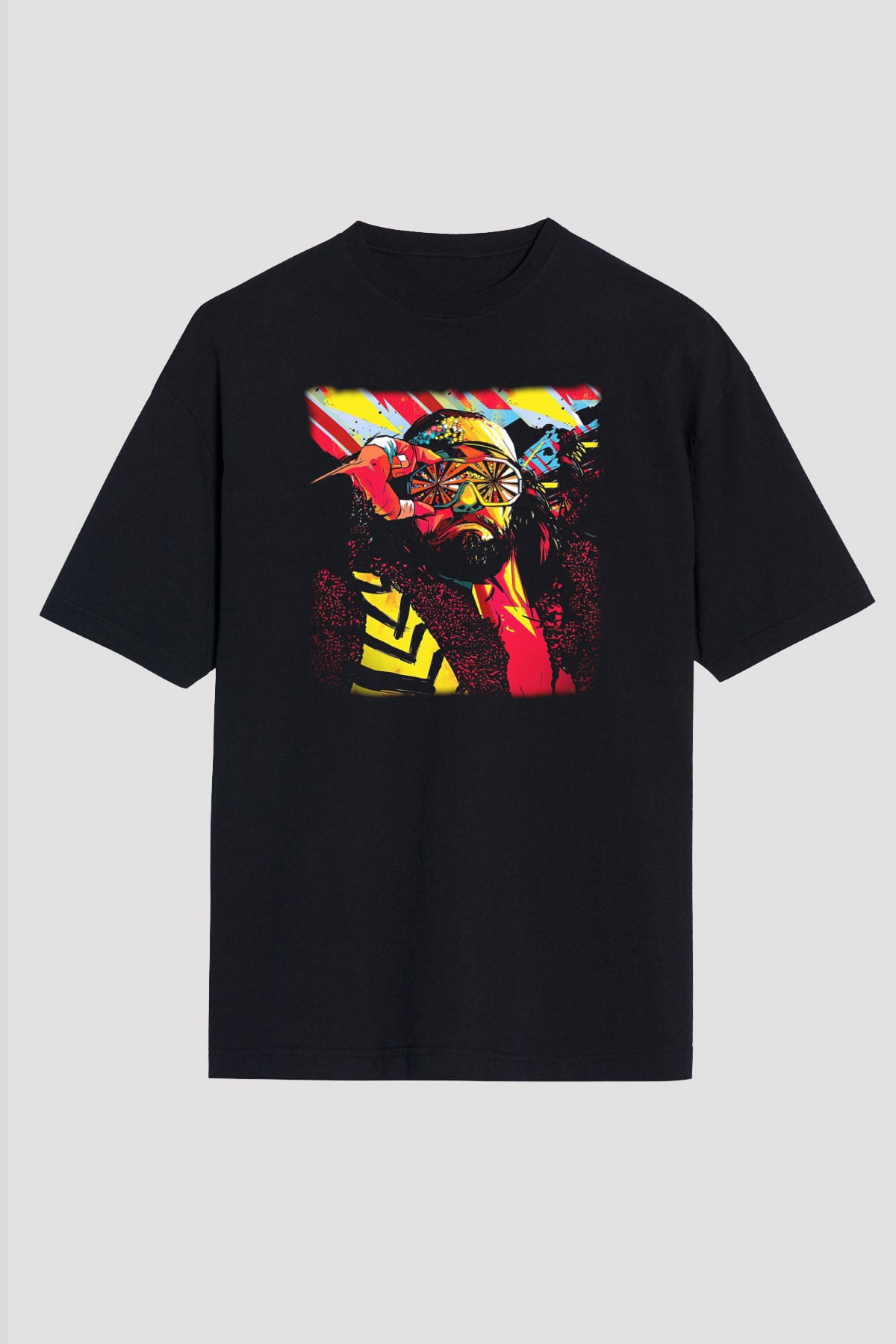 Randy Savage Siyah Unisex Tişört