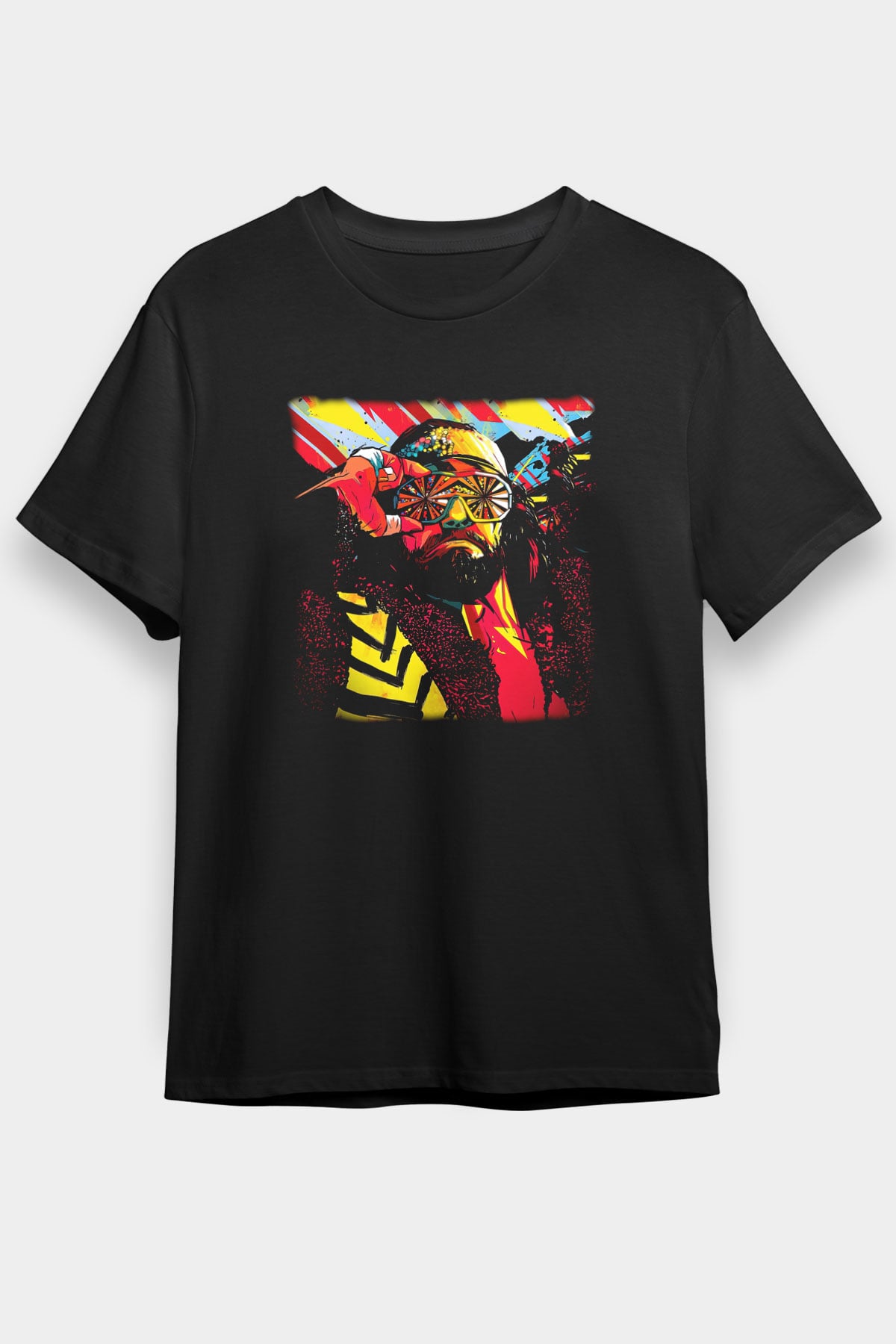 Randy Savage Siyah Unisex Tişört