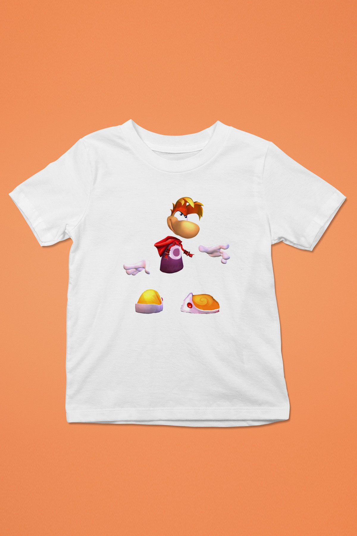 Rayman Beyaz Unisex Çocuk Tişört