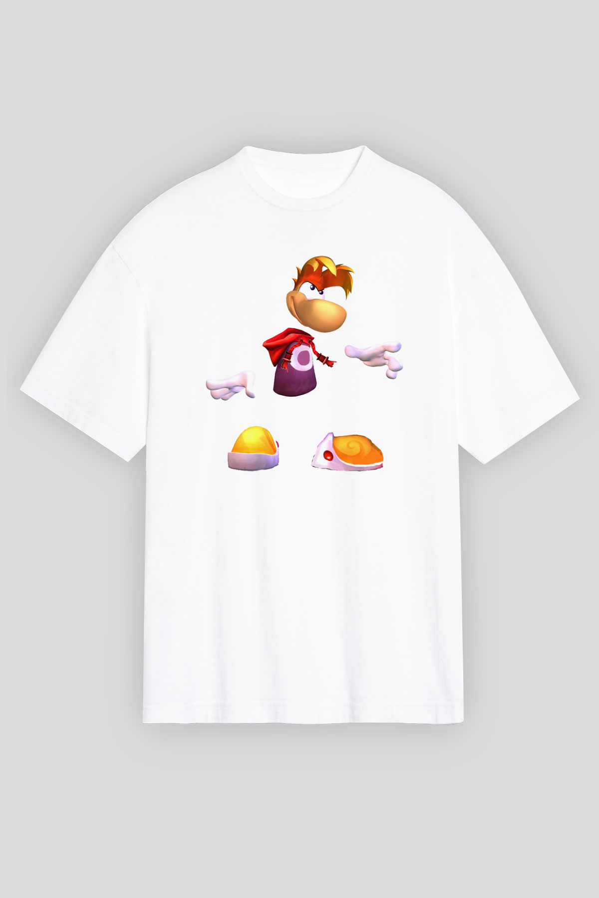 Rayman Beyaz Unisex Tişört T-Shirt