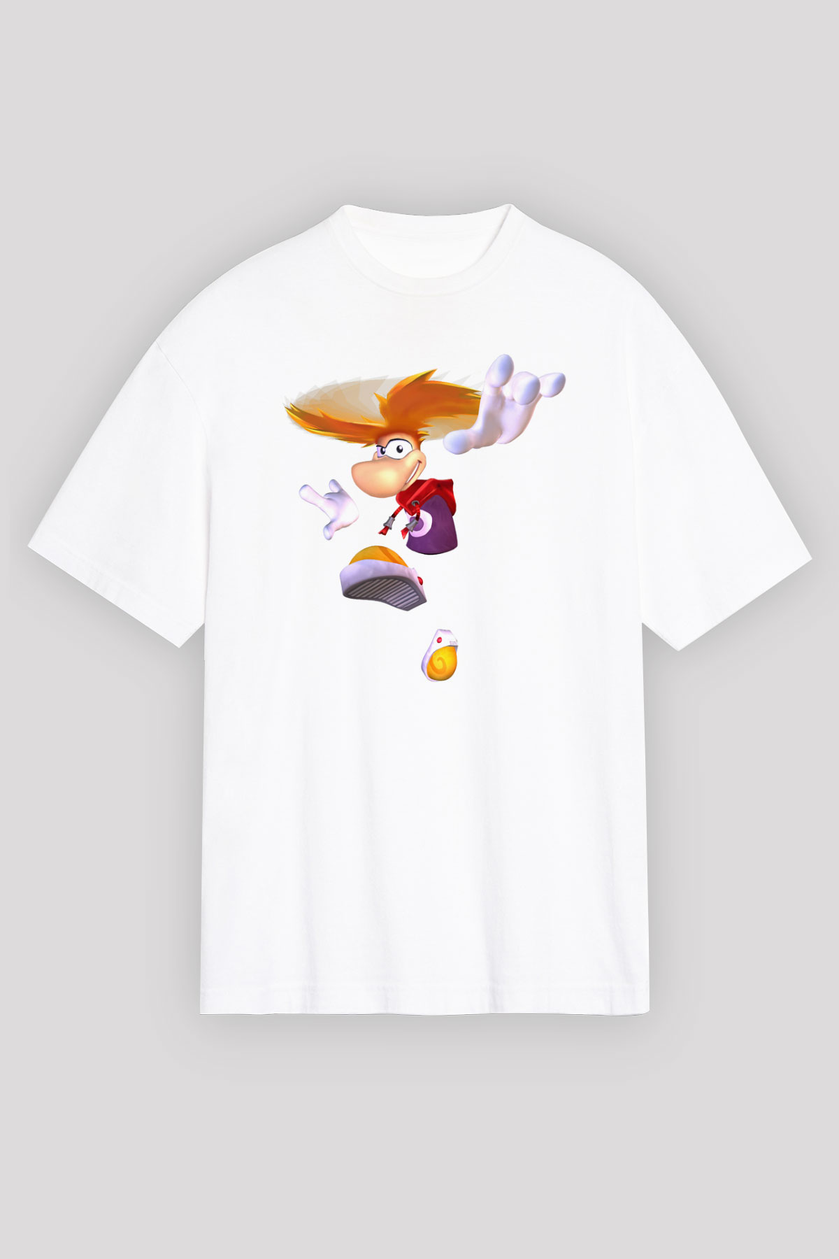 Rayman Beyaz Unisex Tişört T-Shirt