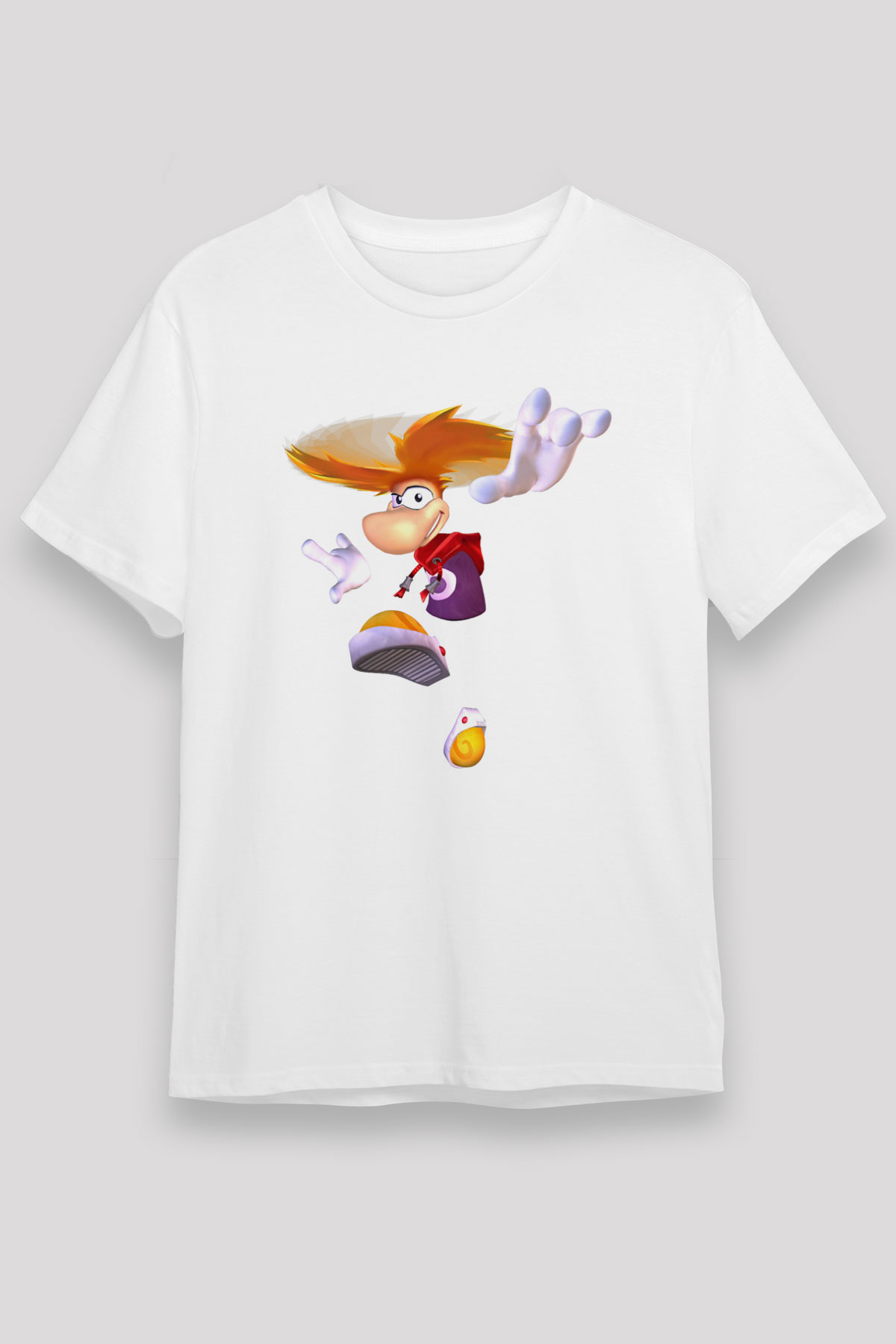 Rayman White Unisex Graphic Tee - STREETWEAR