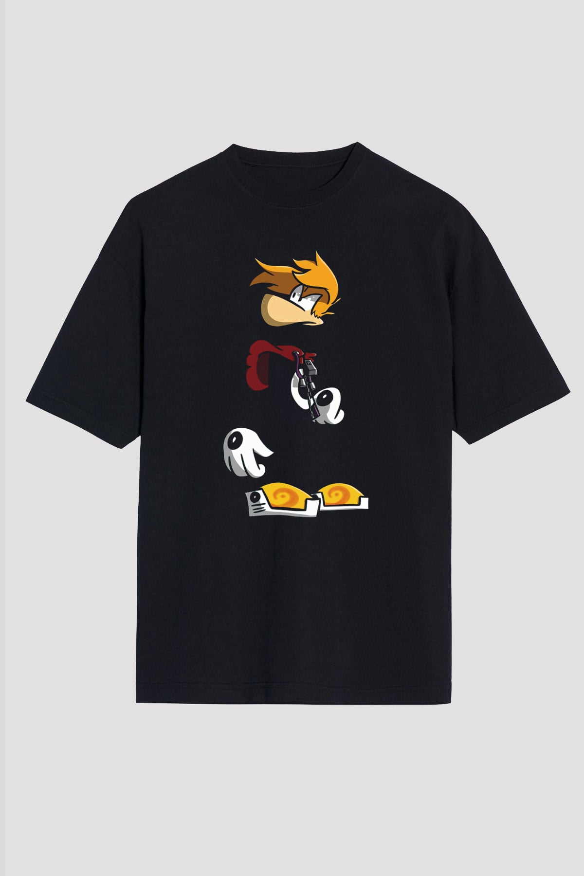 Rayman Siyah Unisex Tişört T-Shirt