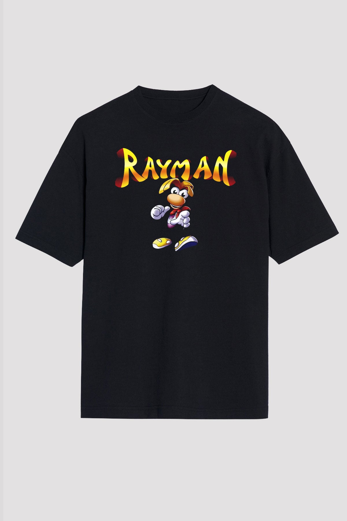 Rayman Siyah Unisex Tişört T-Shirt