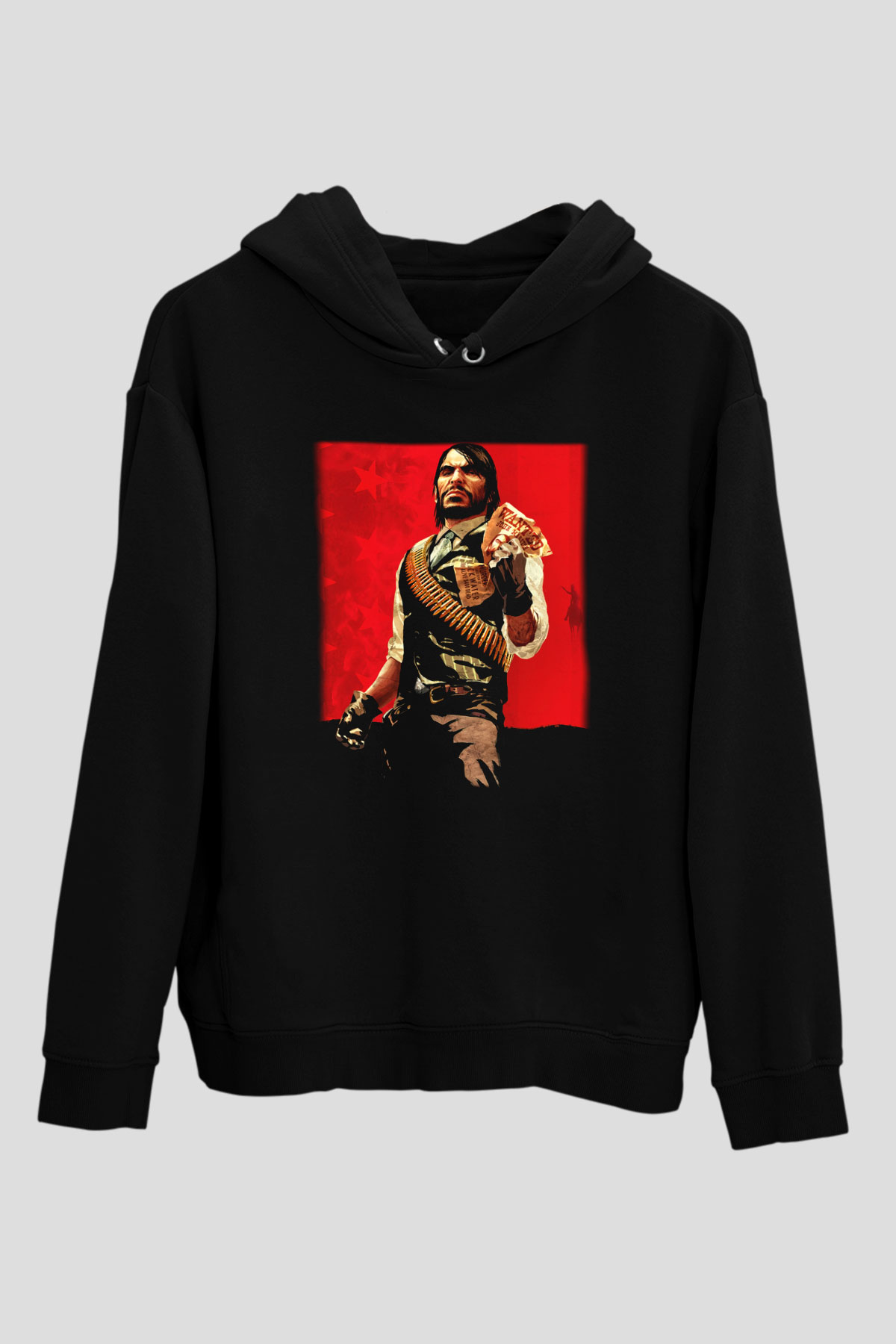 Red Dead Redemption Siyah Unisex Hoodie