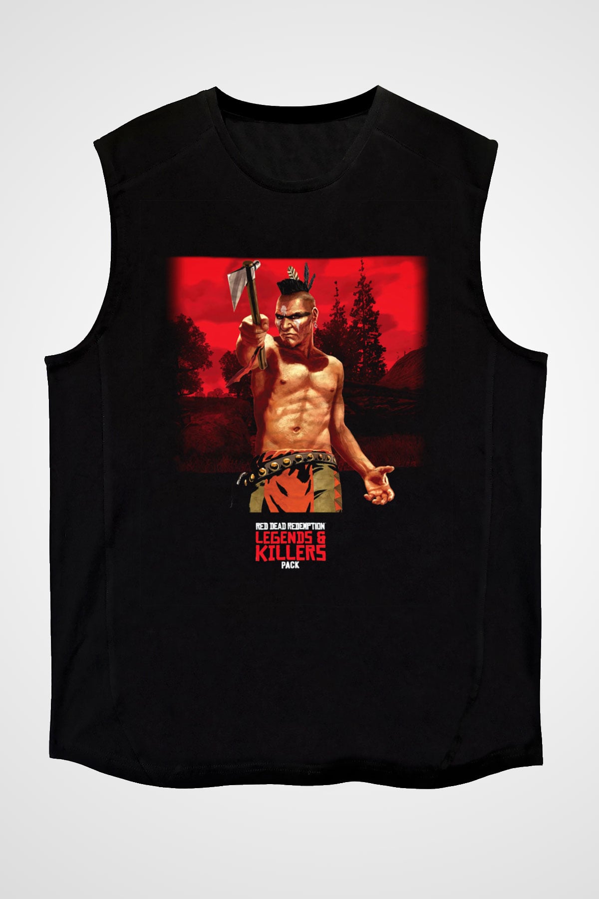 Red Dead Redemption Siyah Unisex Kolsuz Tişört