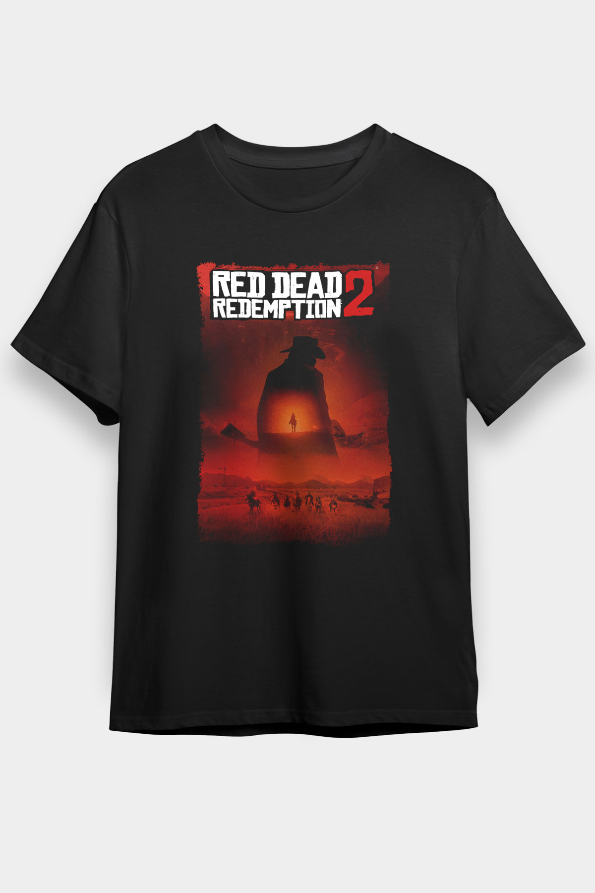 Red Dead Redemption Black Unisex Graphic Tee - STREETWEAR