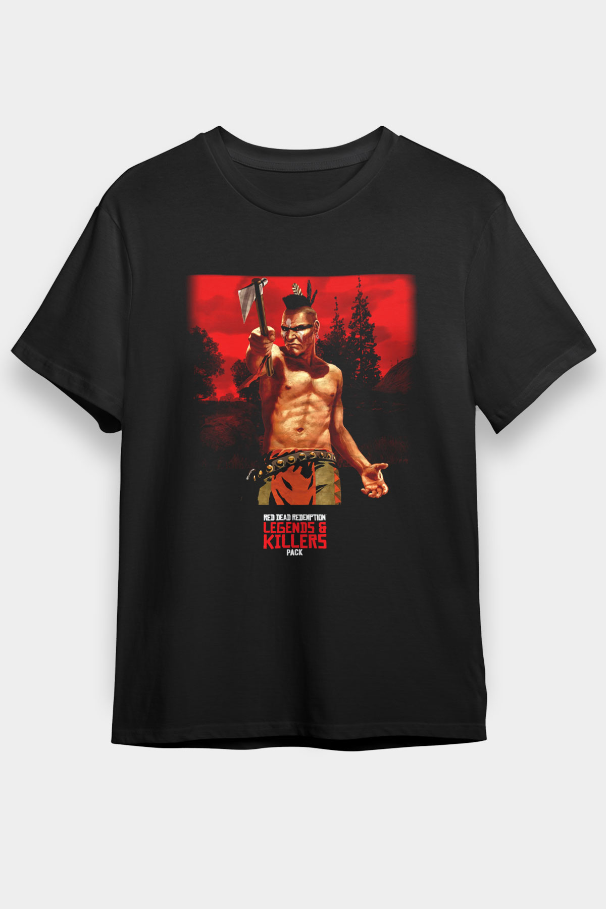 Red Dead Redemption Black Unisex Graphic Tee - STREETWEAR