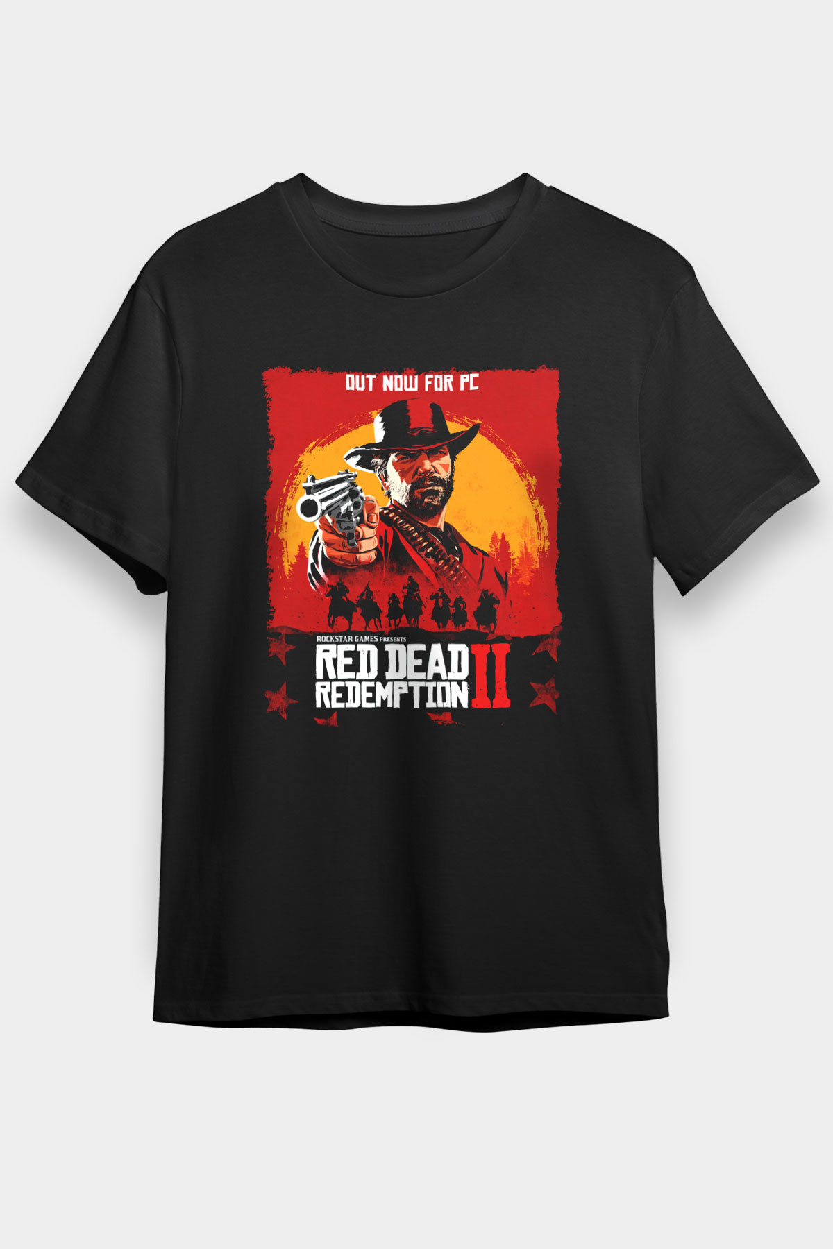 Red Dead Redemption Black Unisex Graphic Tee - STREETWEAR