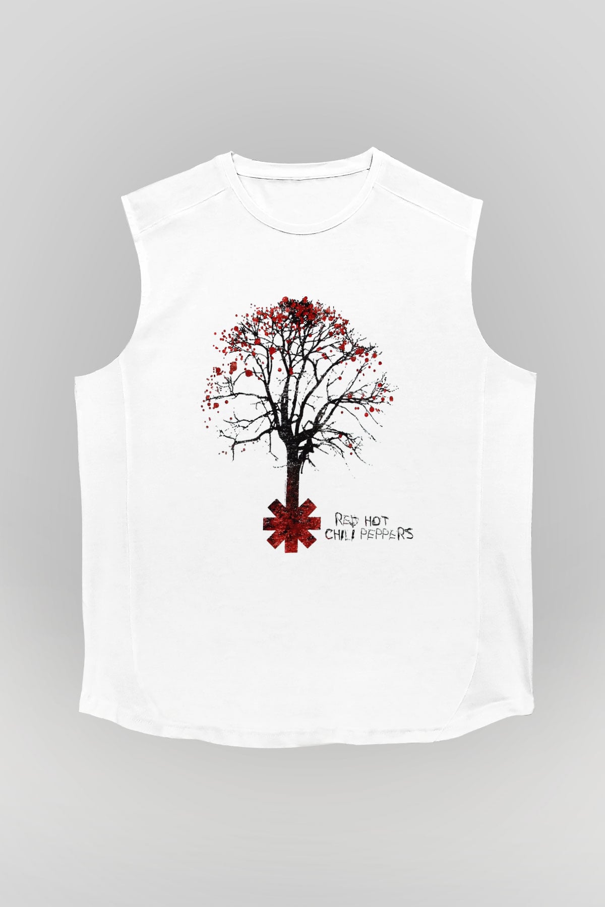 Red Hot Chili Peppers Beyaz Unisex Kolsuz Tişört