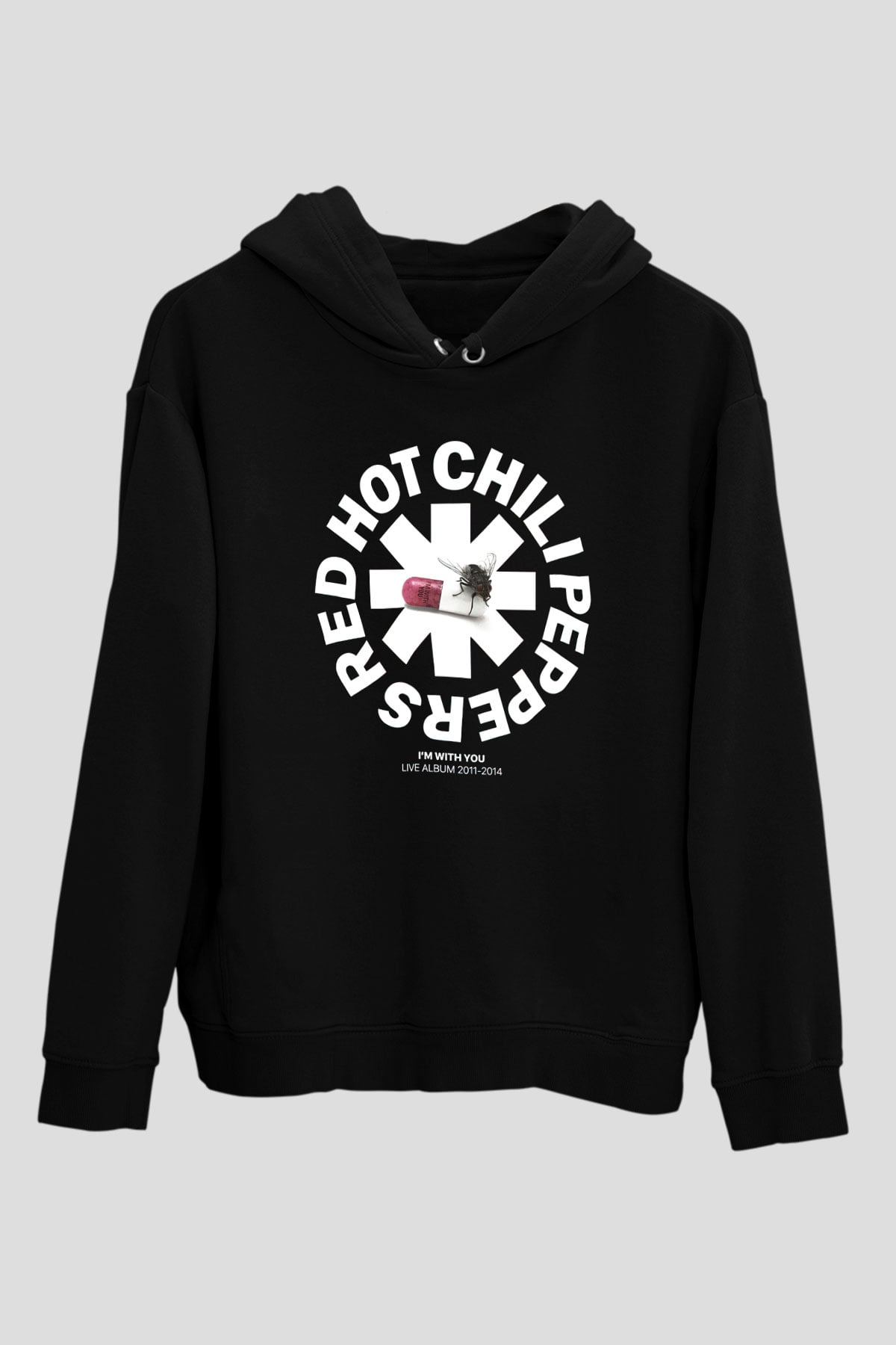Red Hot Chili Peppers Siyah Unisex Hoodie