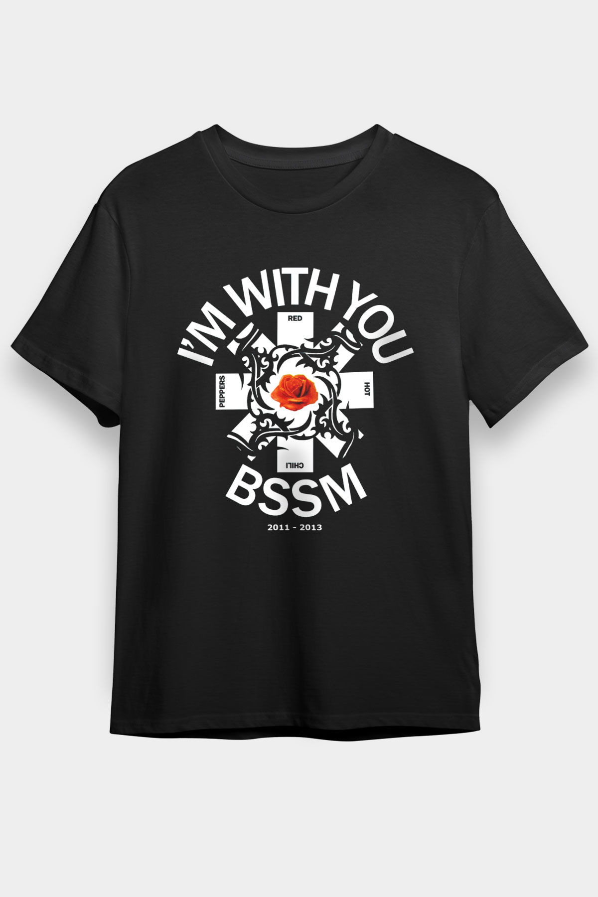 Red Hot Chili Peppers Siyah Unisex Tişört T-Shirt - TişörtFabrikası