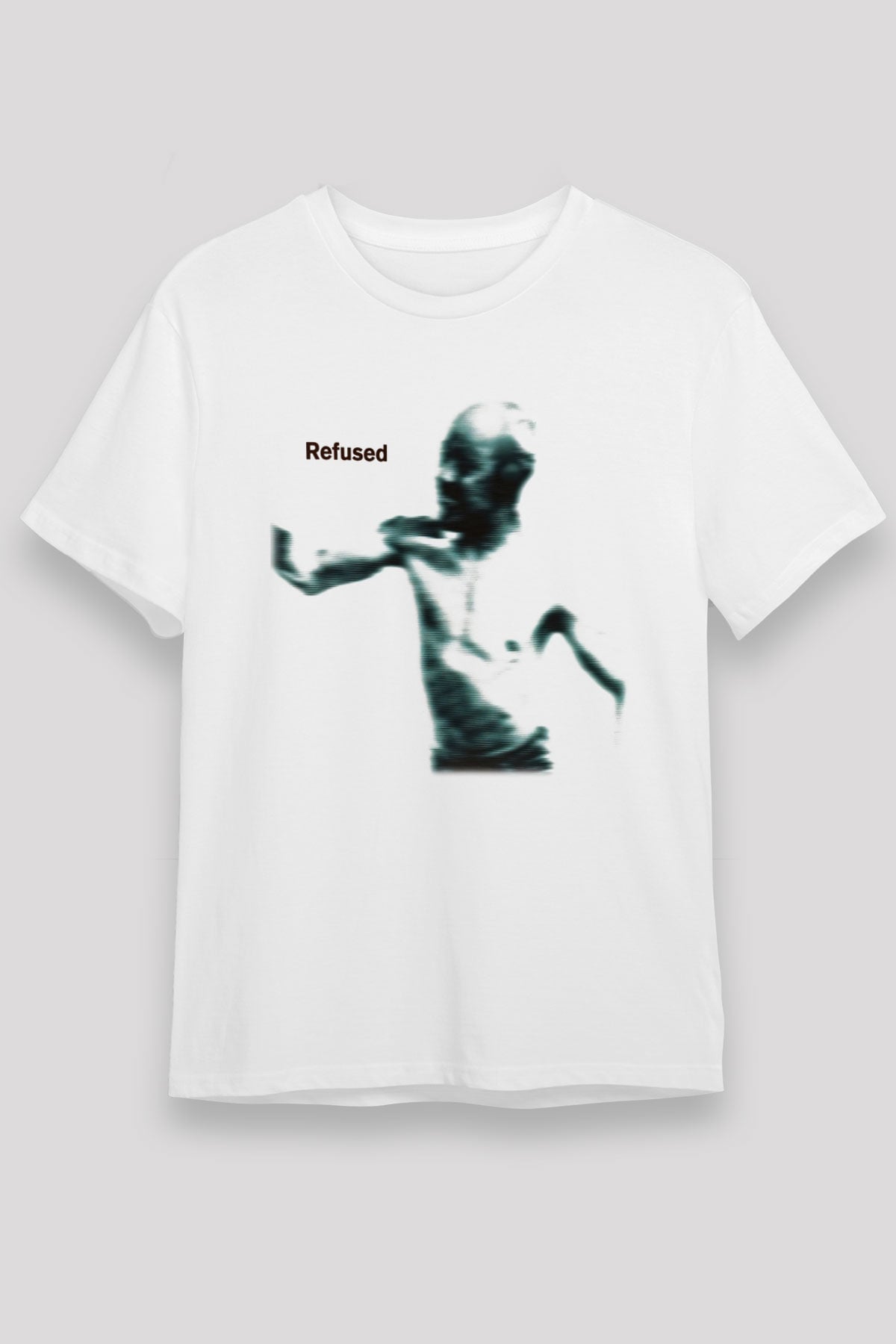 Refused Beyaz Unisex Tişört T-Shirt - TişörtFabrikası