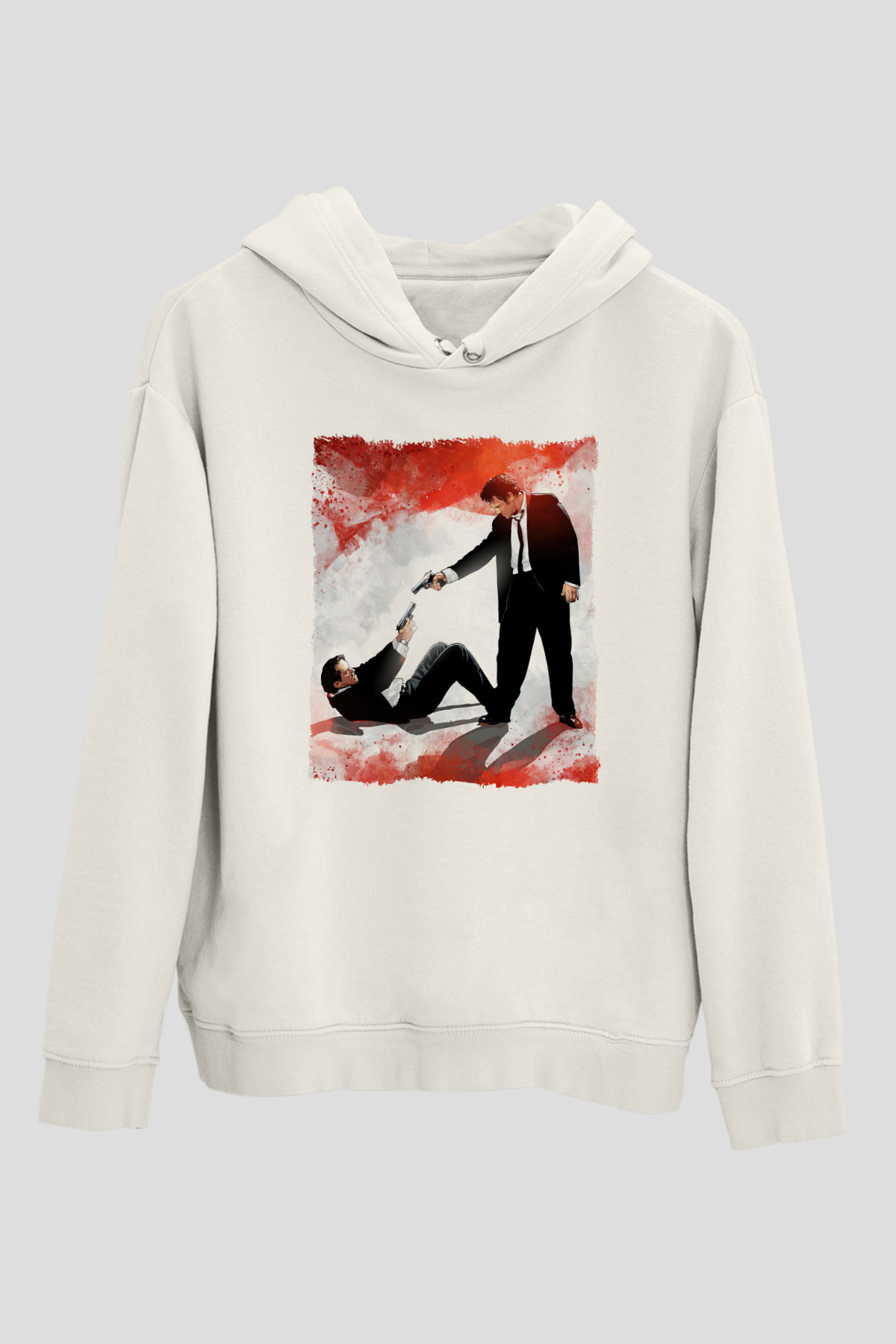 Reservoir Dogs Beyaz Unisex Hoodie