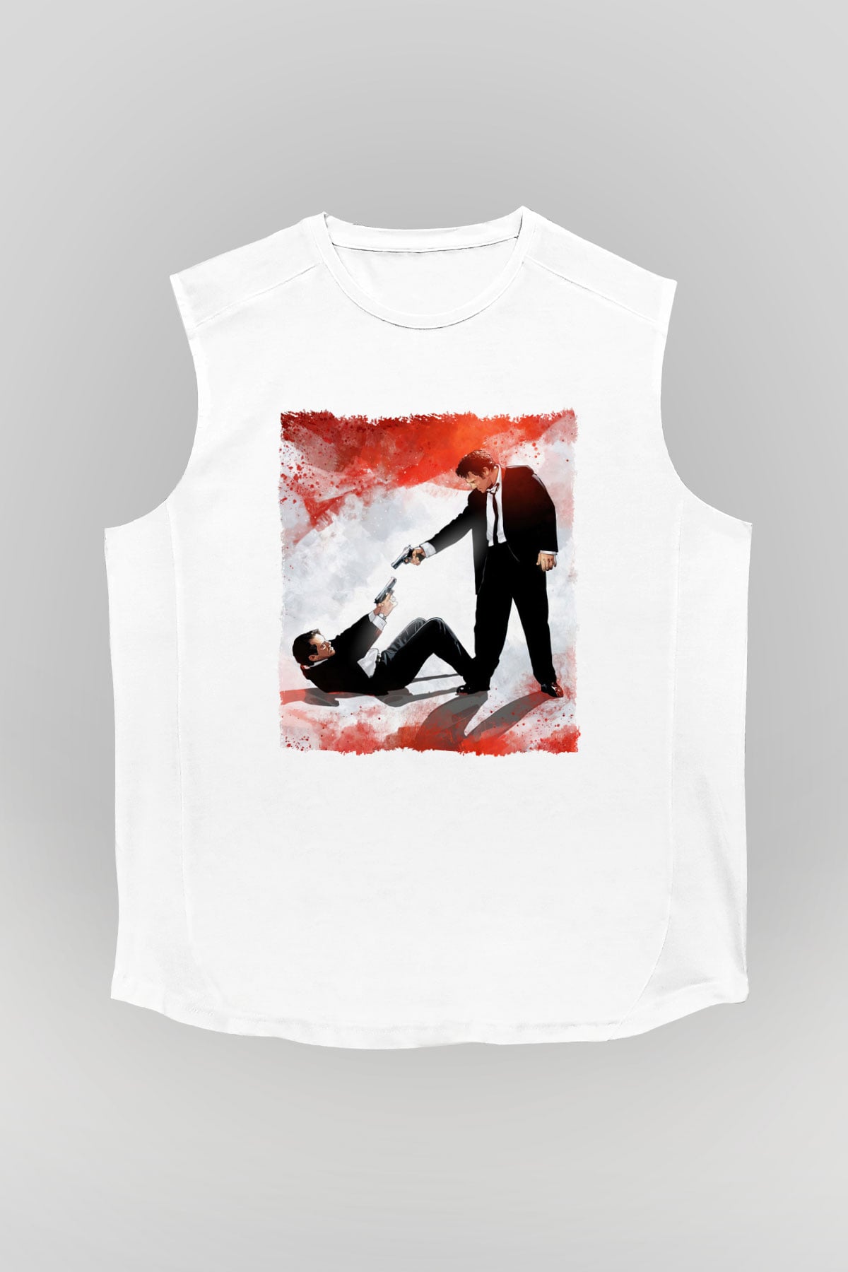 Reservoir Dogs Beyaz Unisex Kolsuz Tişört