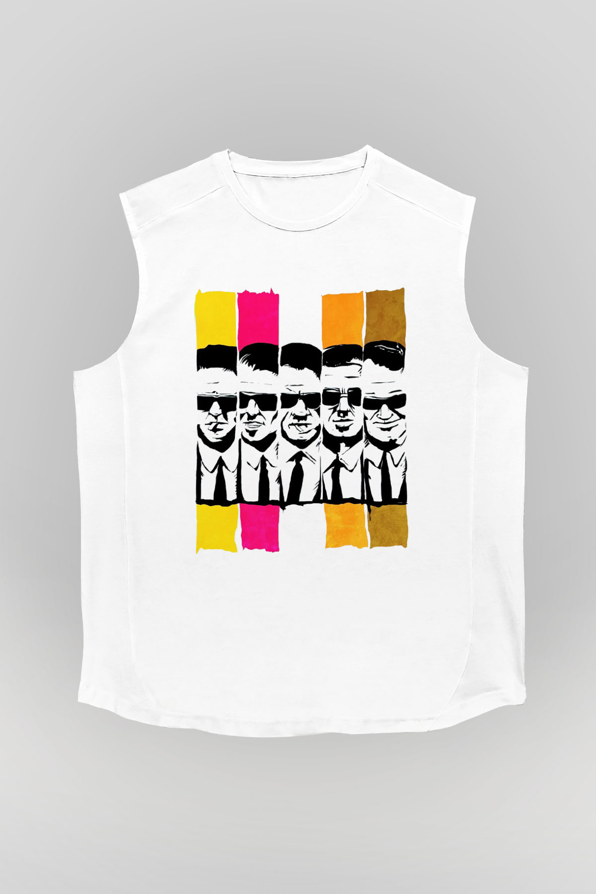 Reservoir Dogs Beyaz Unisex Kolsuz Tişört