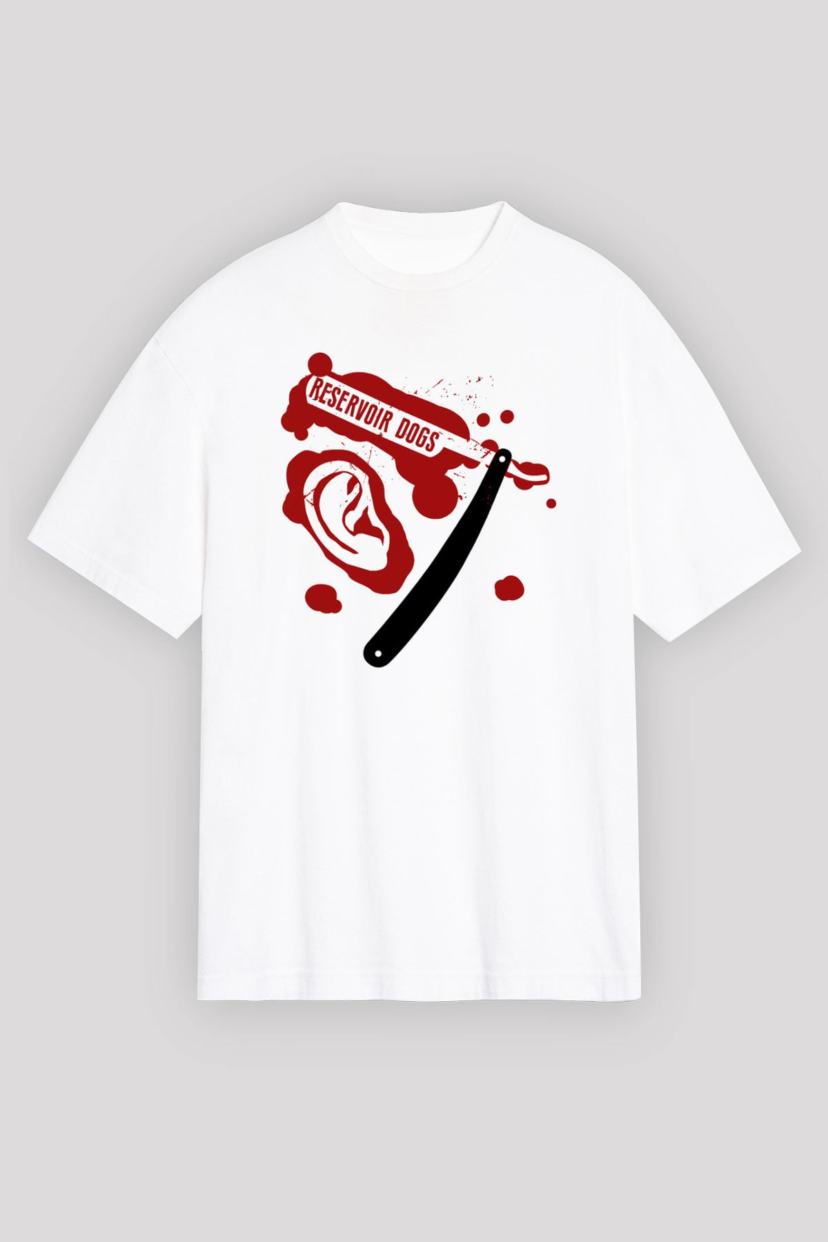 Reservoir Dogs Beyaz Unisex Oversize Tişört T-Shirt