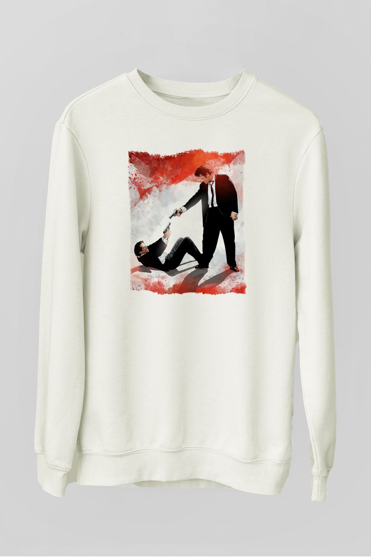 Reservoir Dogs Beyaz Unisex Sweatshirt