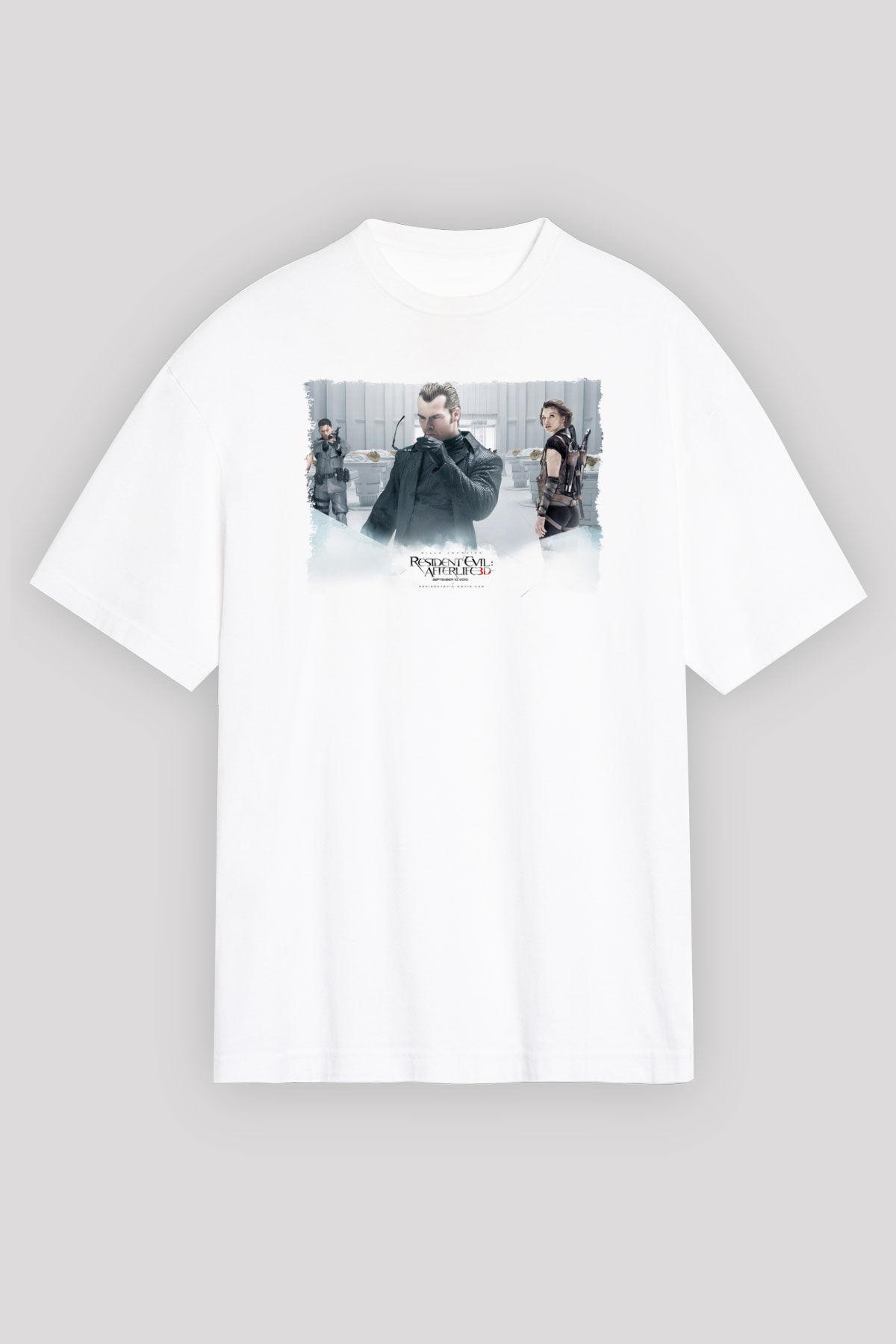 Resident Evil Beyaz Unisex Tişört T-Shirt
