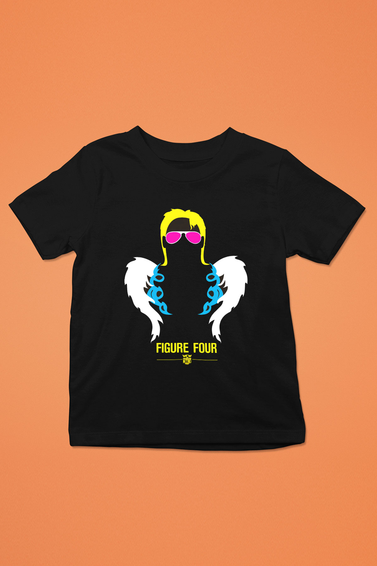 Ric Flair Baskılı Siyah Unisex Çocuk Tişört