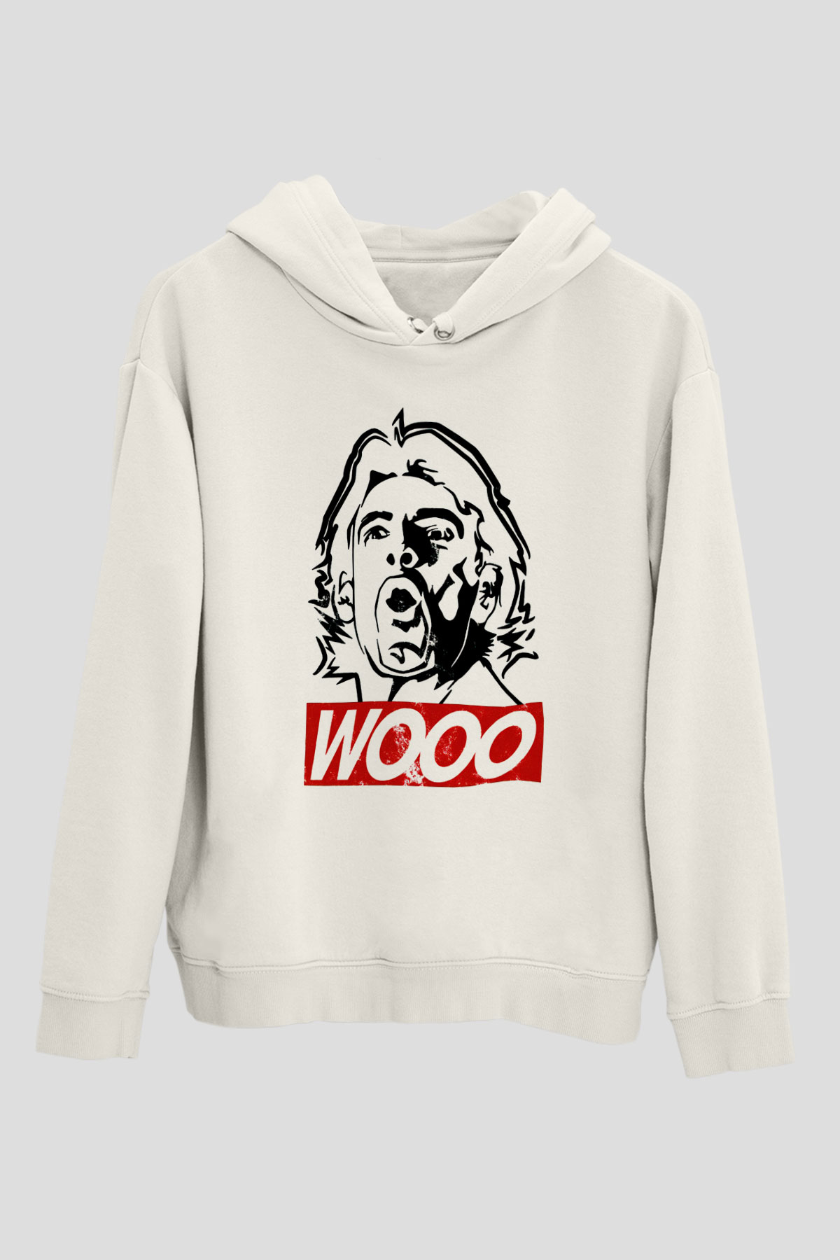 Ric Flair Beyaz Unisex Hoodie