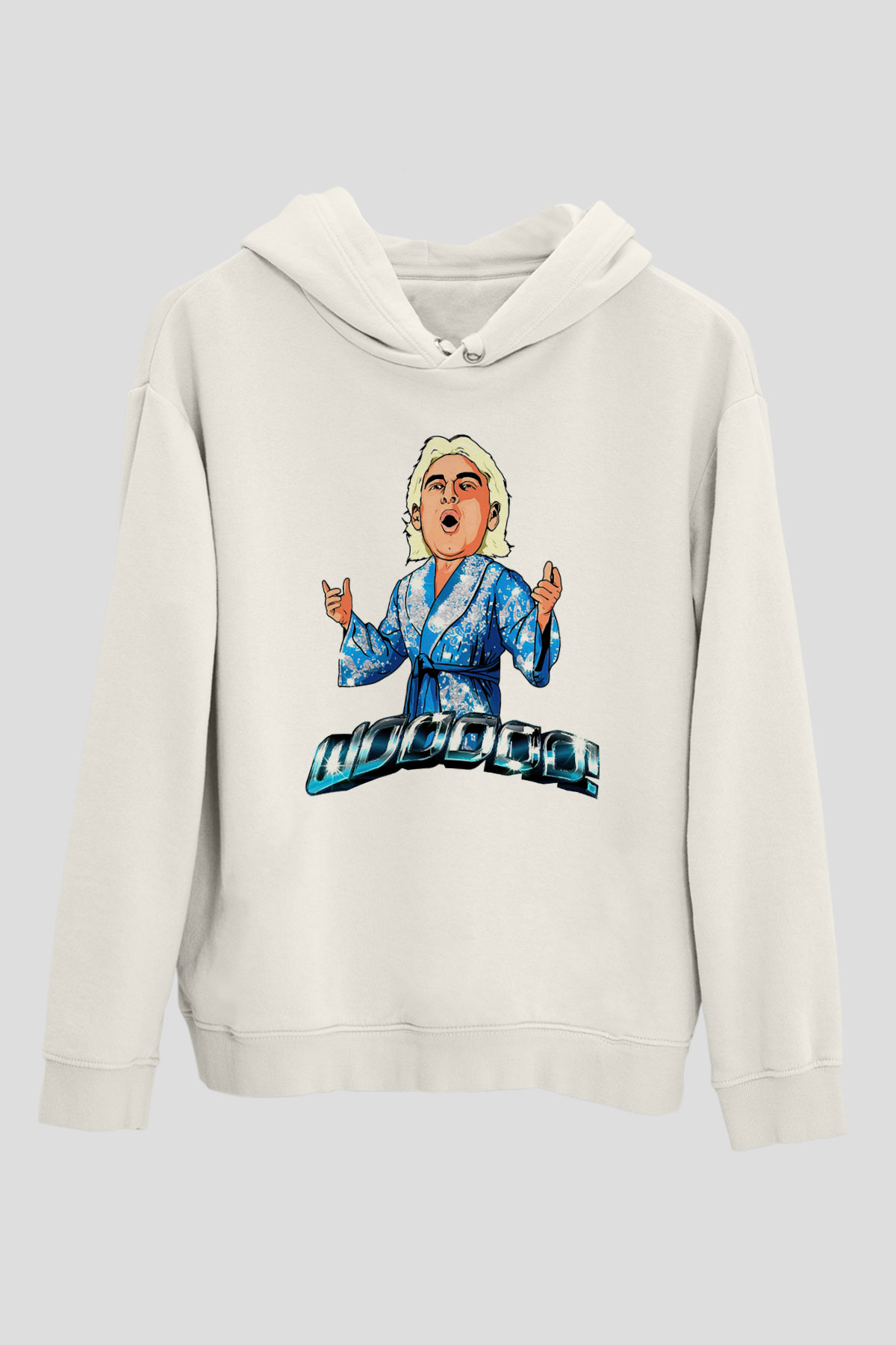 Ric Flair Beyaz Unisex Hoodie