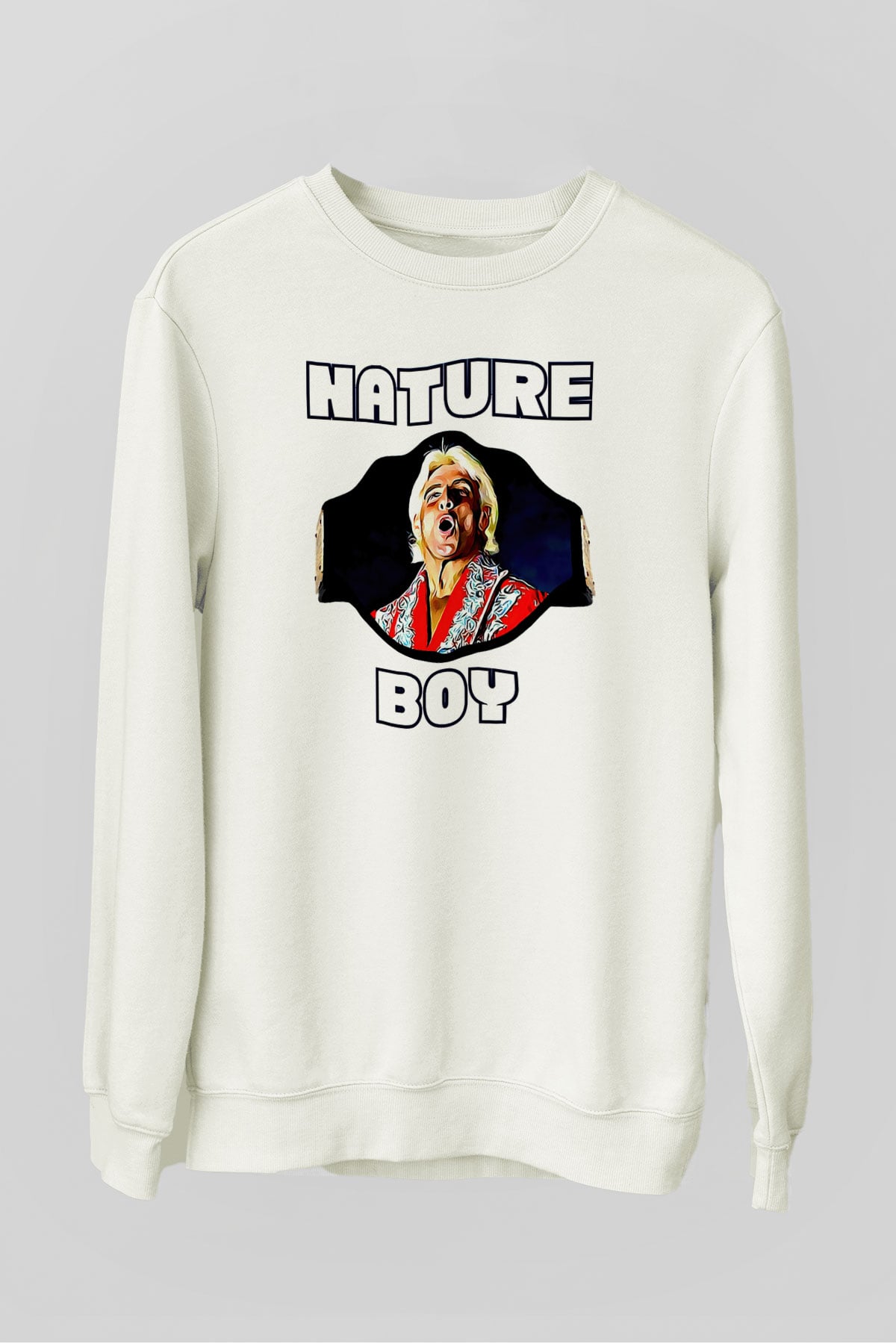 Ric Flair Beyaz Unisex  Sweatshirt