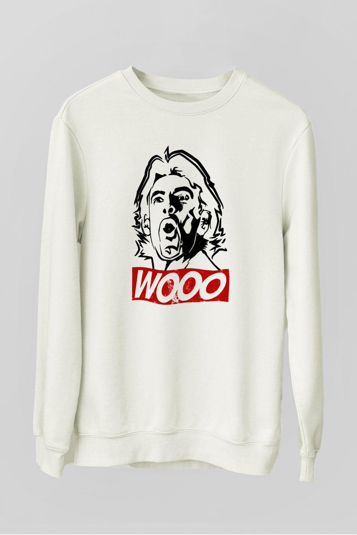 Ric Flair Beyaz Unisex  Sweatshirt