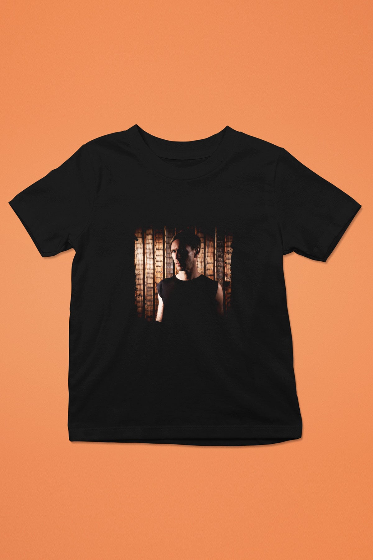 Richie Hawtin Baskılı Unisex Siyah Çocuk Tişört
