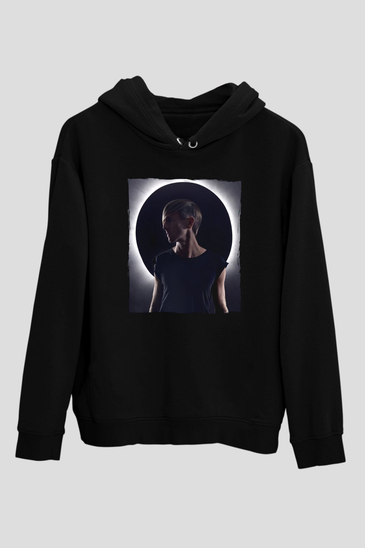Richie Hawtin Siyah Unisex Kapüşonlu Sweatshirt