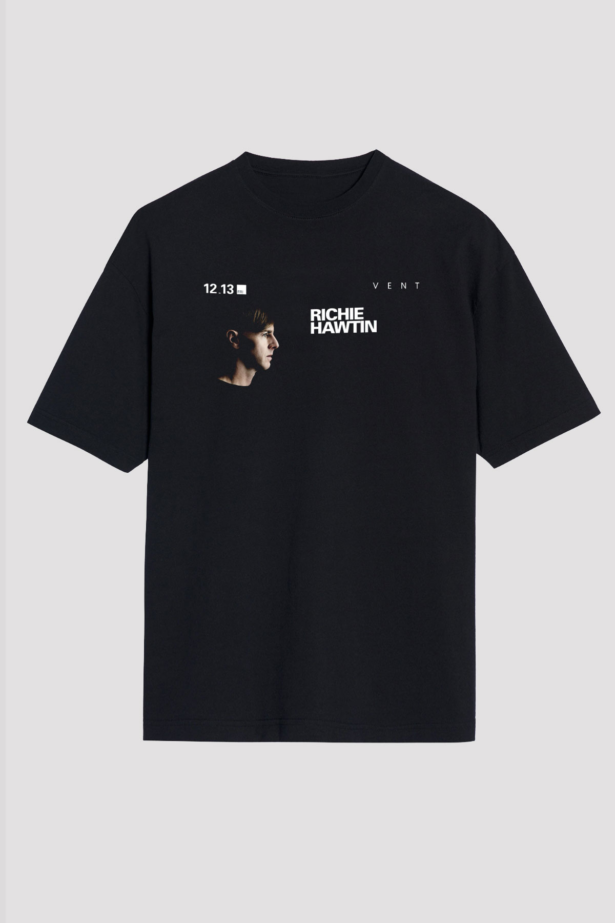 Richie Hawtin Siyah Unisex Tişört T-Shirt - TişörtFabrikası