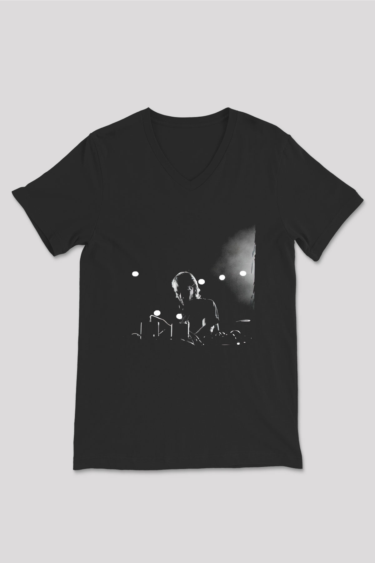 Richie Hawtin Siyah Unisex V Yaka Tişört