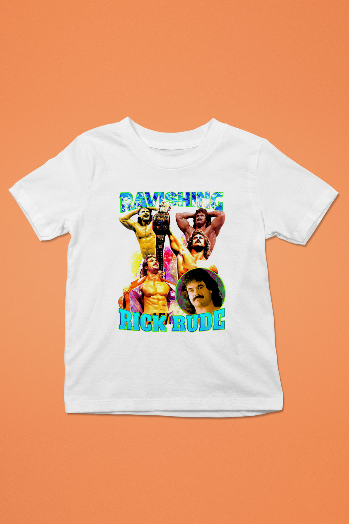 Rick Rude Beyaz Unisex  Çocuk Tişört