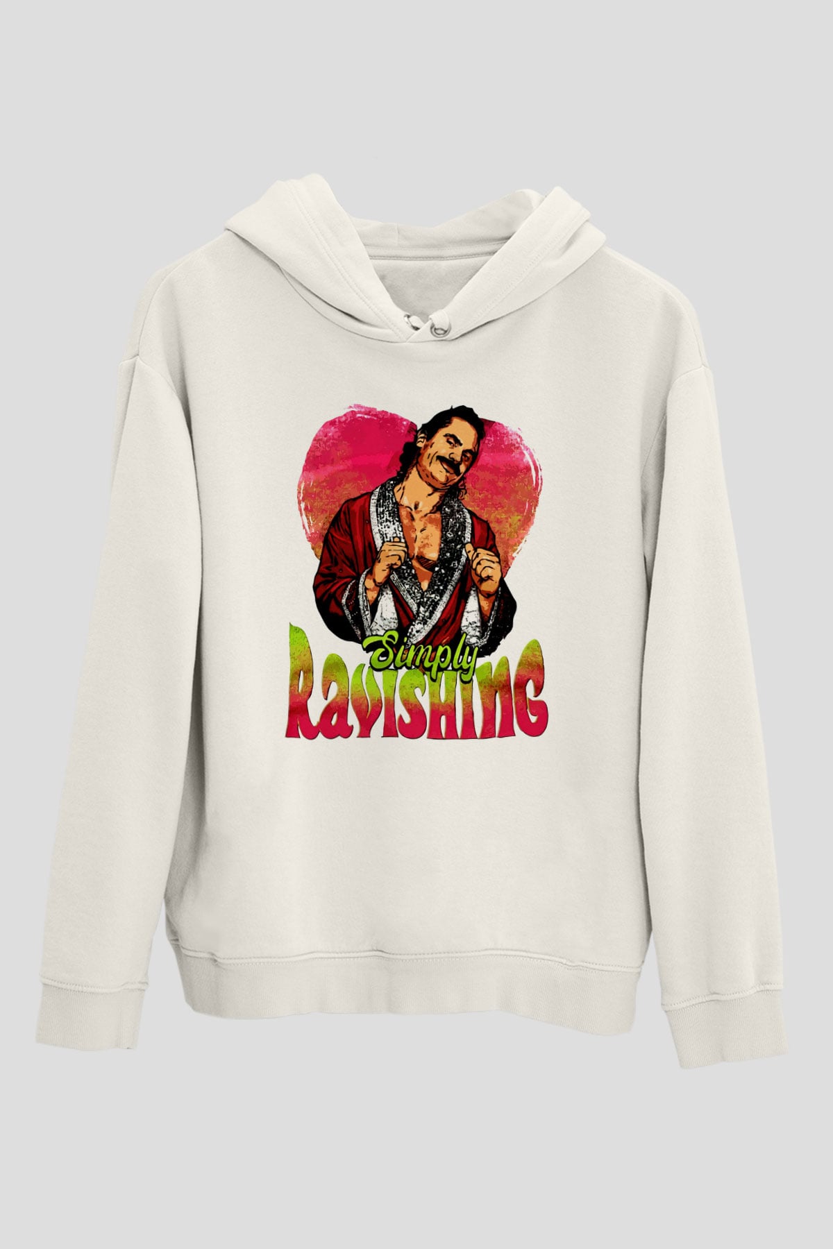 Rick Rude Beyaz Unisex Hoodie