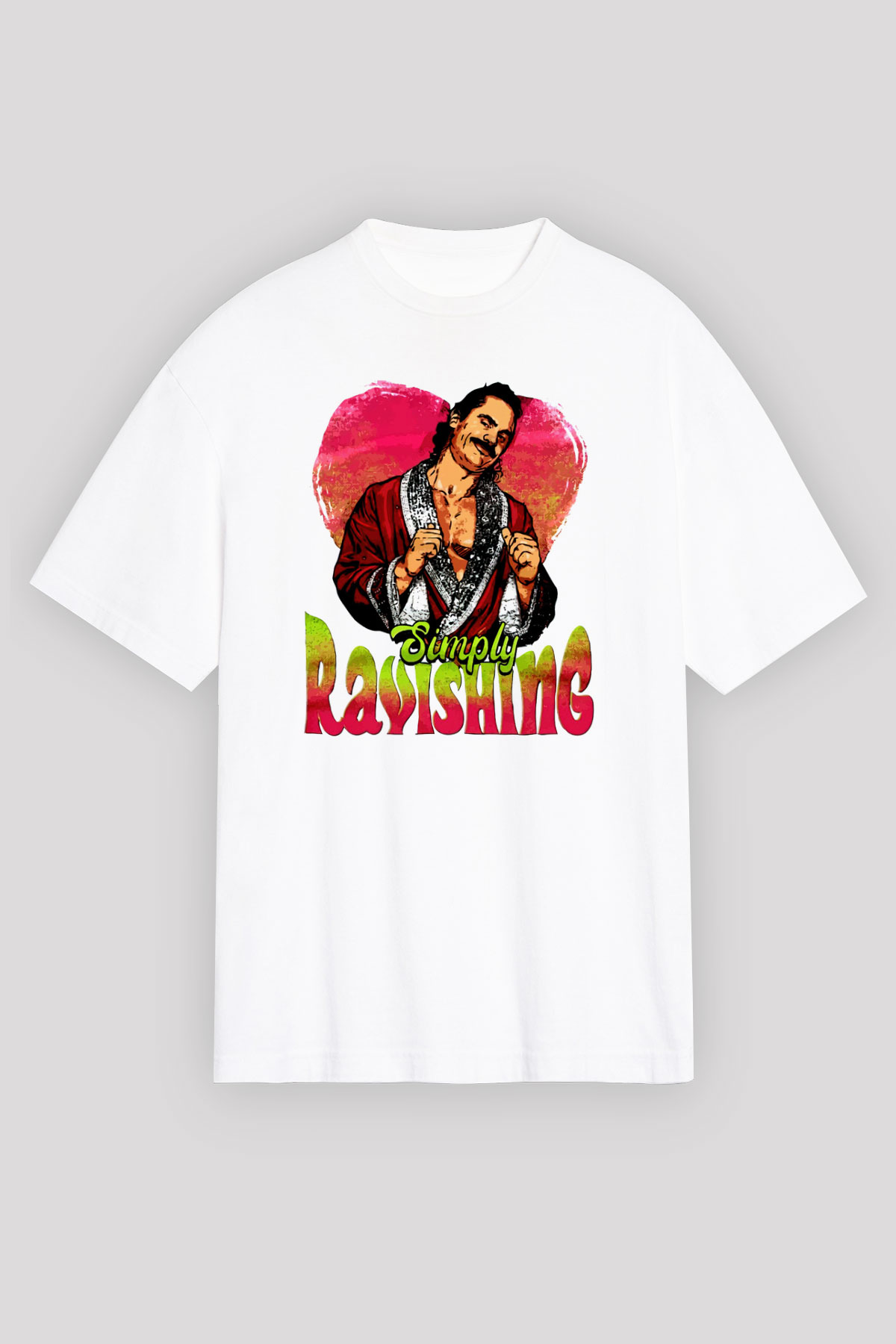 Rick Rude Beyaz Unisex Tişört
