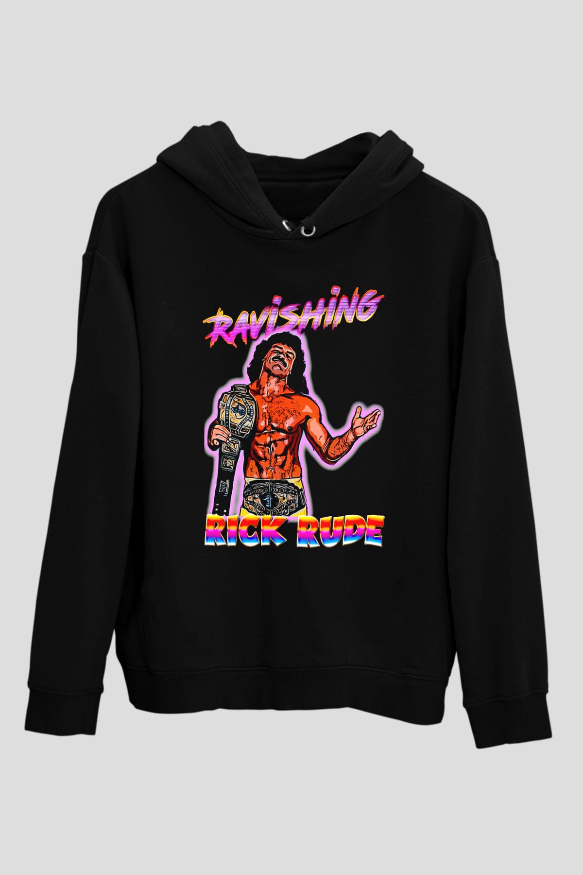 Rick Rude Siyah Unisex Hoodie
