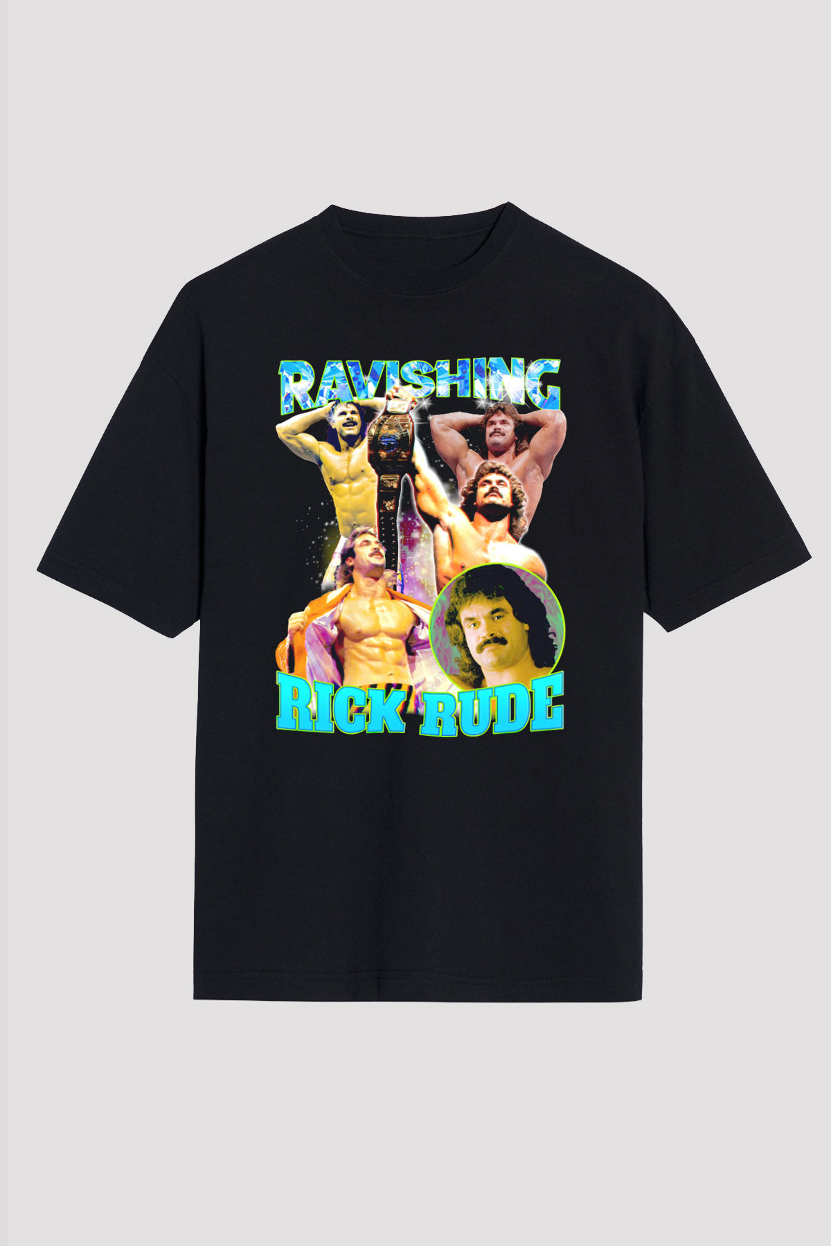Rick Rude Siyah Unisex Tişört