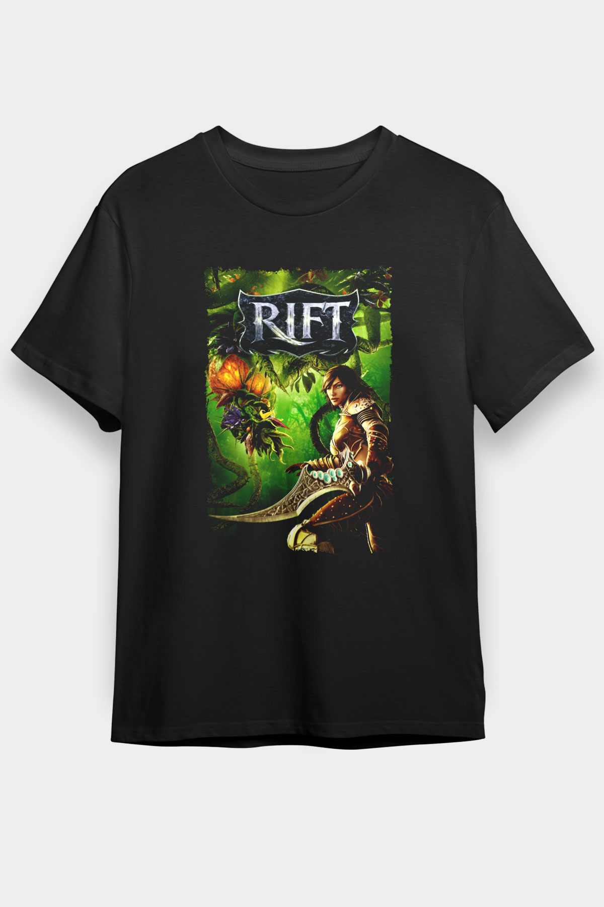 Rift Black Unisex Graphic Tee - STREETWEAR