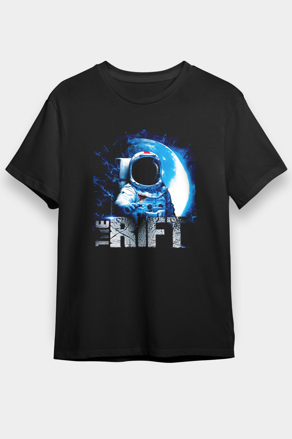 Rift Black Unisex Graphic Tee - STREETWEAR