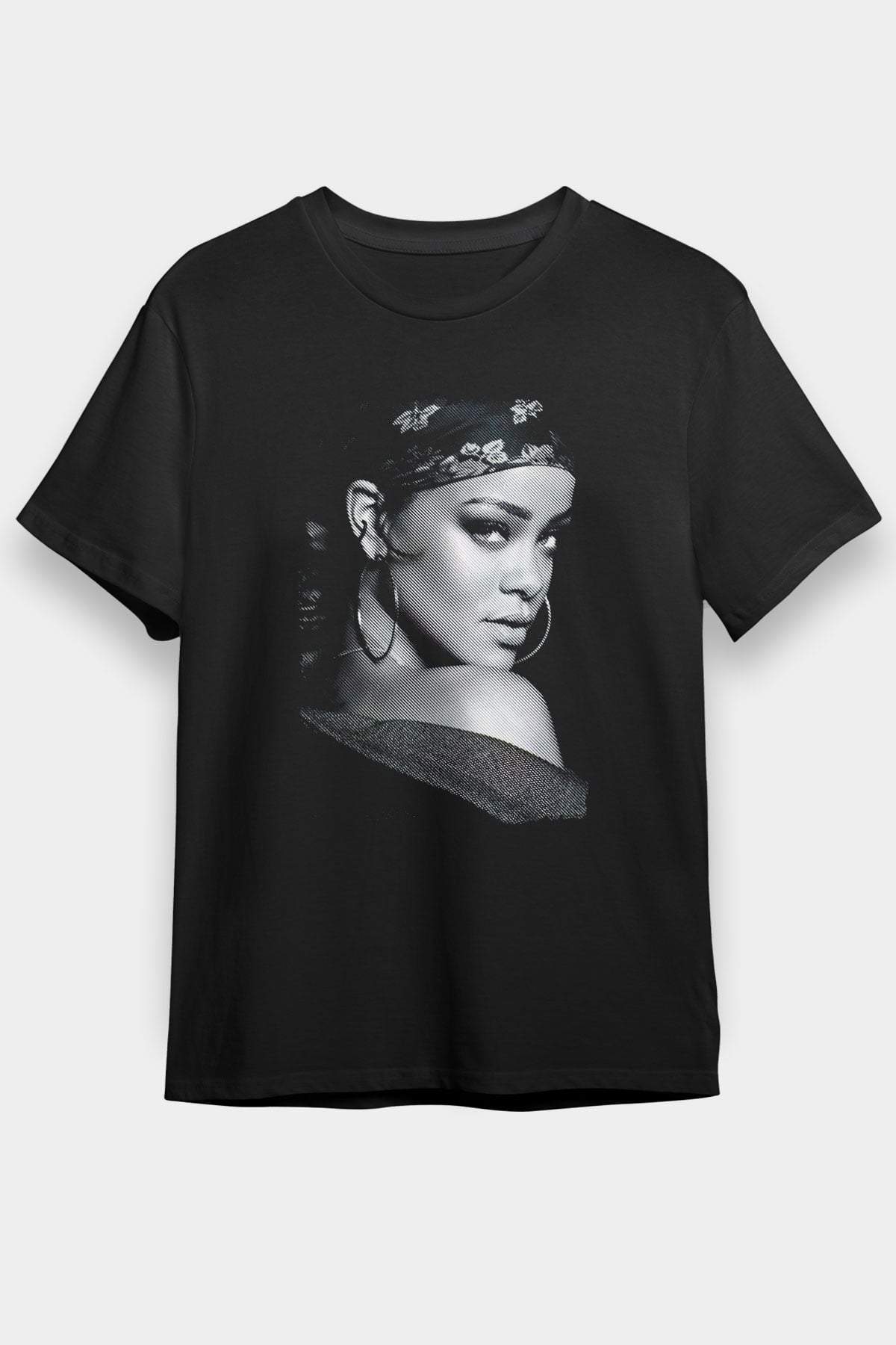 Rihanna Siyah Unisex Tişört T-Shirt - TişörtFabrikası