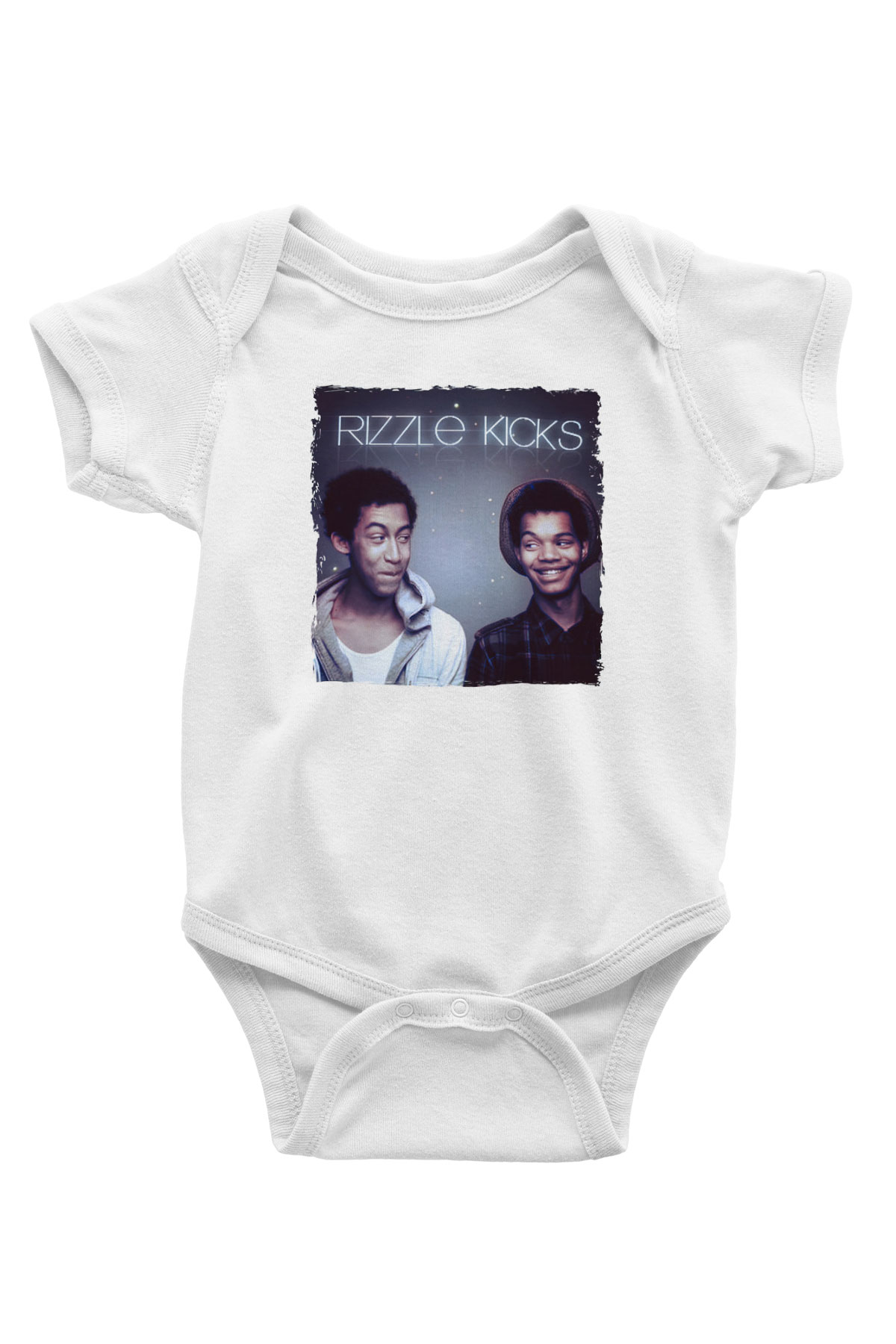 Rizzle Kicks Beyaz Bebek Body - Zıbın