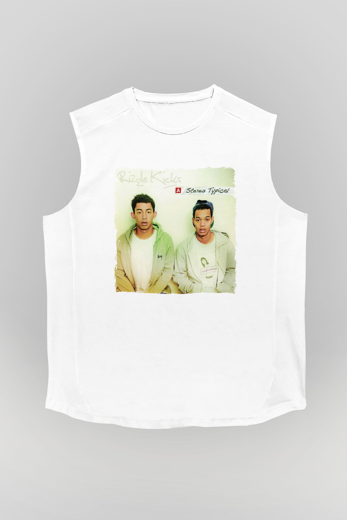Rizzle Kicks Beyaz Unisex Kolsuz Tişört